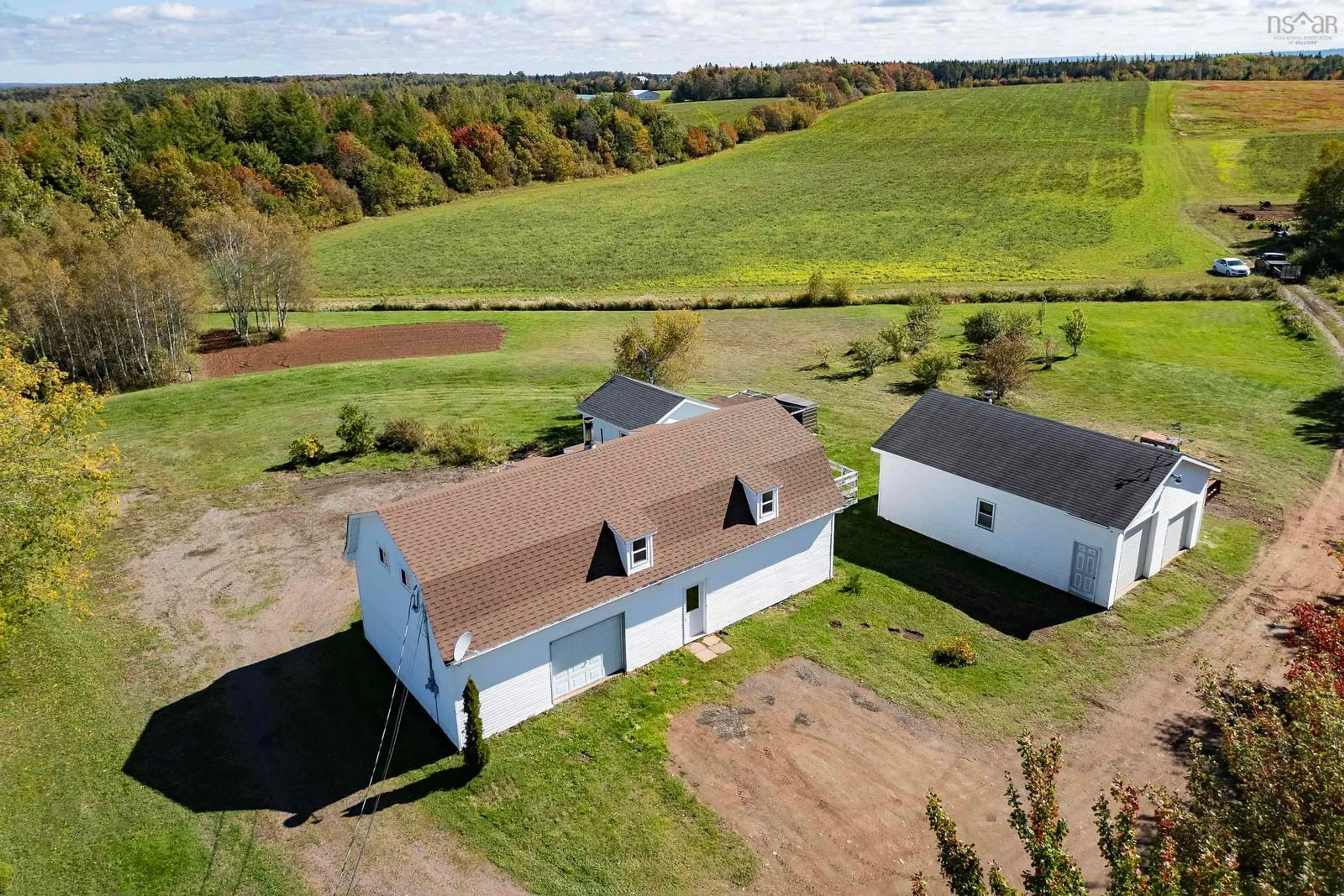 A pic from outside/outdoor area/front of a property/back of a property/a pic from drone, building for 1100 Highway 6, Warren Nova Scotia B4H 3Y2