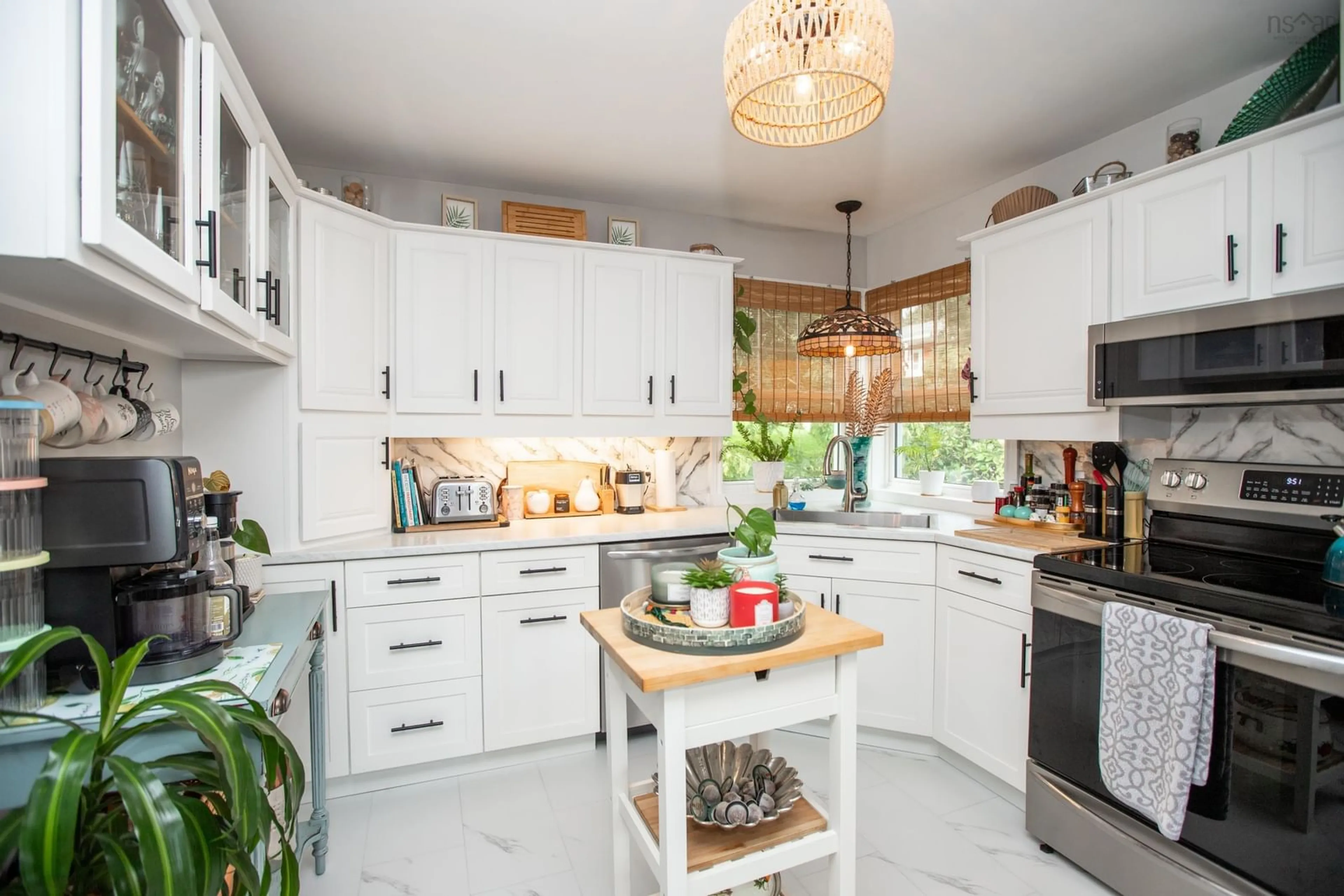 Contemporary kitchen, ceramic/tile floor for 11 Olie St, Halifax Nova Scotia B3R 1M7