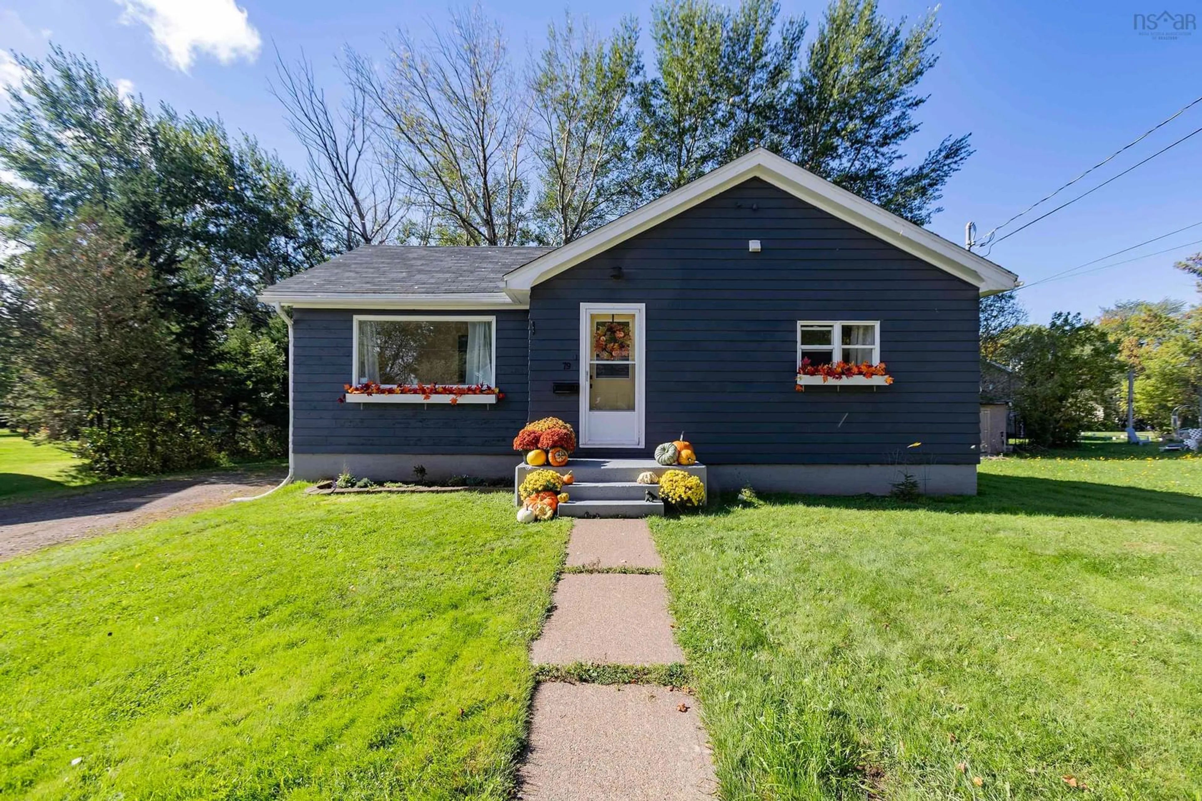 Home with vinyl exterior material, street for 79 Hickman St, Amherst Nova Scotia B4H 2M7