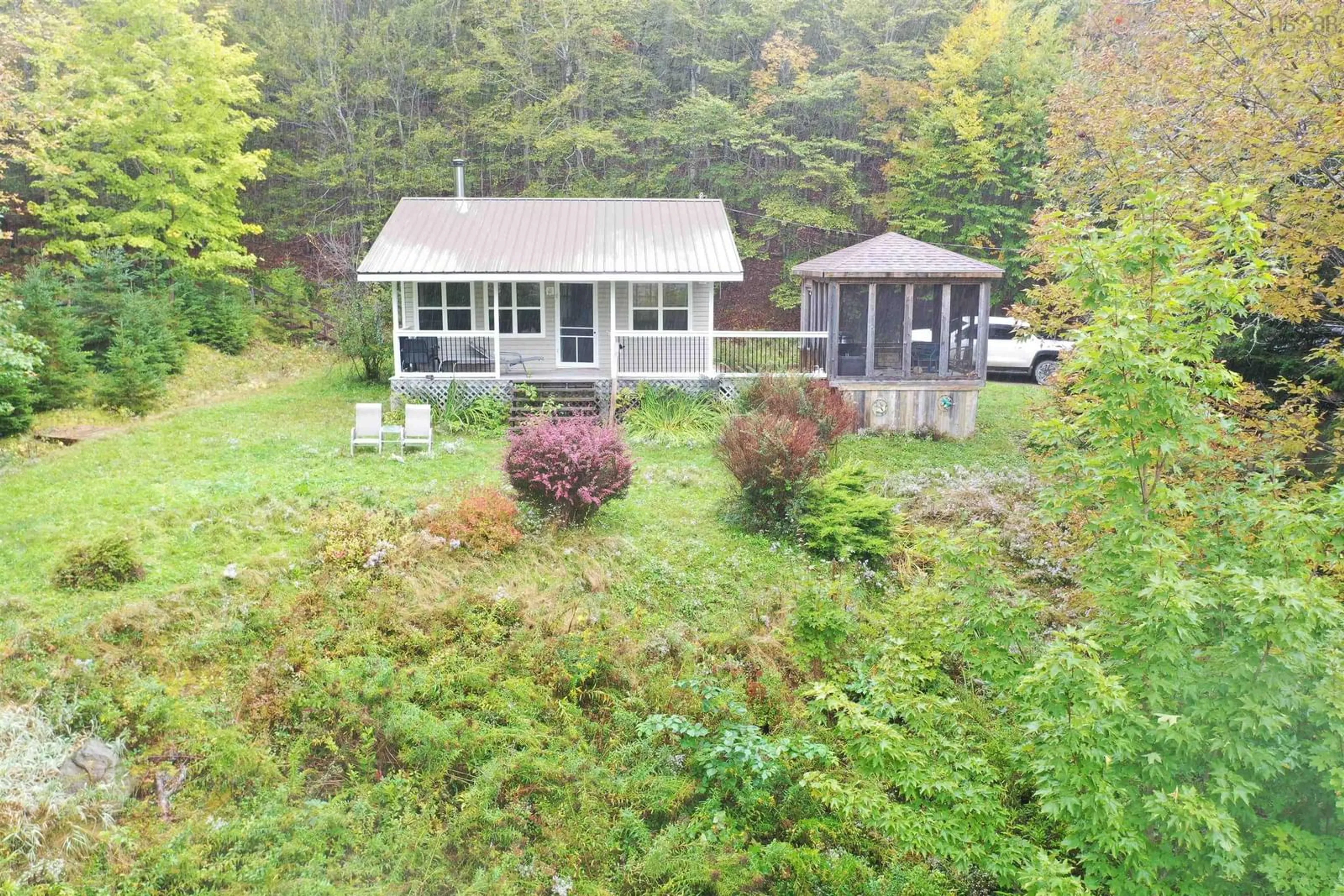 A pic from outside/outdoor area/front of a property/back of a property/a pic from drone, unknown for 27 Orchard Lane, West Lochaber Nova Scotia B2G 2L3