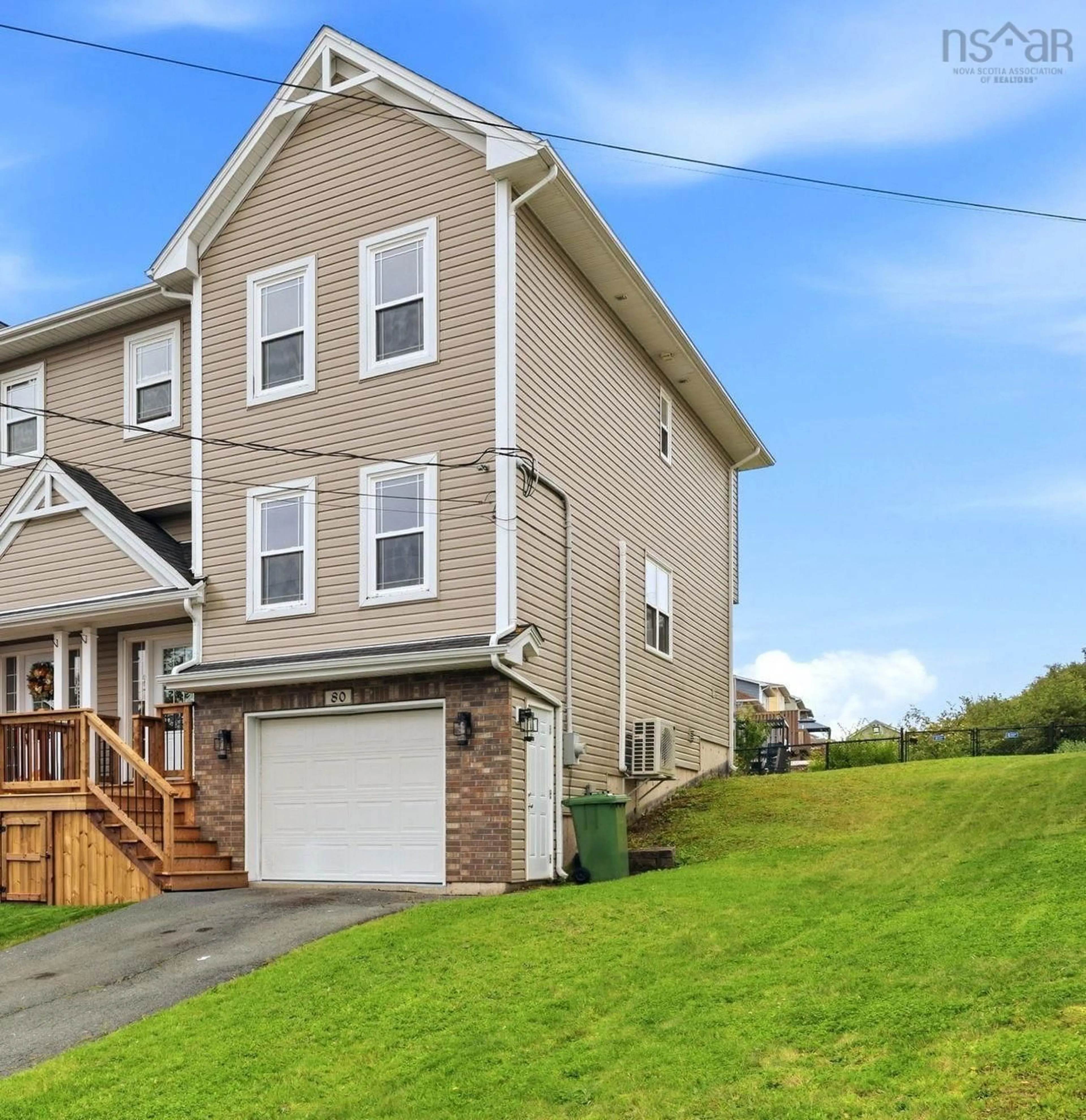 Home with vinyl exterior material, street for 80 Darlington Drive, Middle Sackville Nova Scotia B3E 3B4