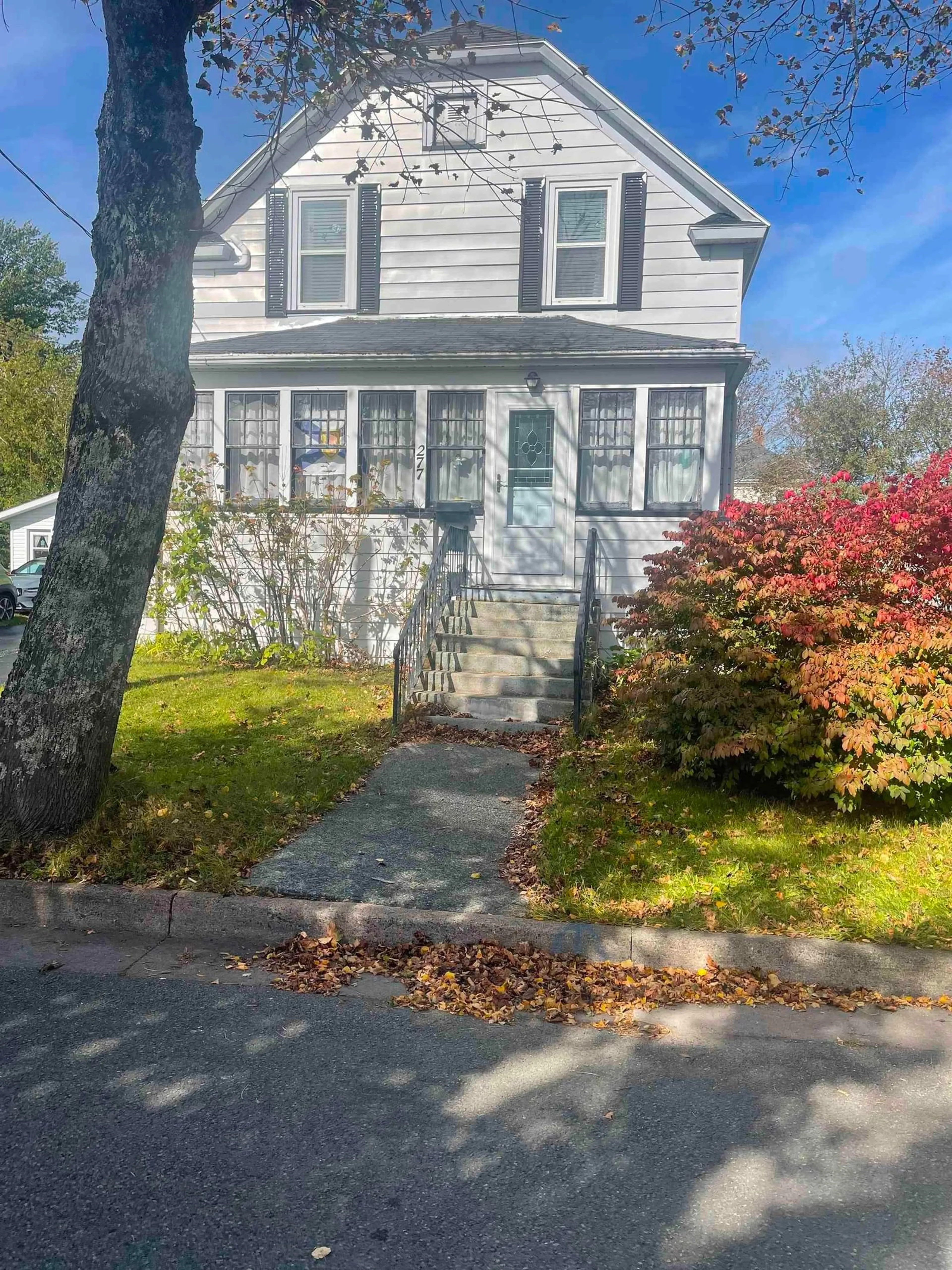 Home with vinyl exterior material, street for 277 Columbia St, Sydney Nova Scotia B1P 4J8