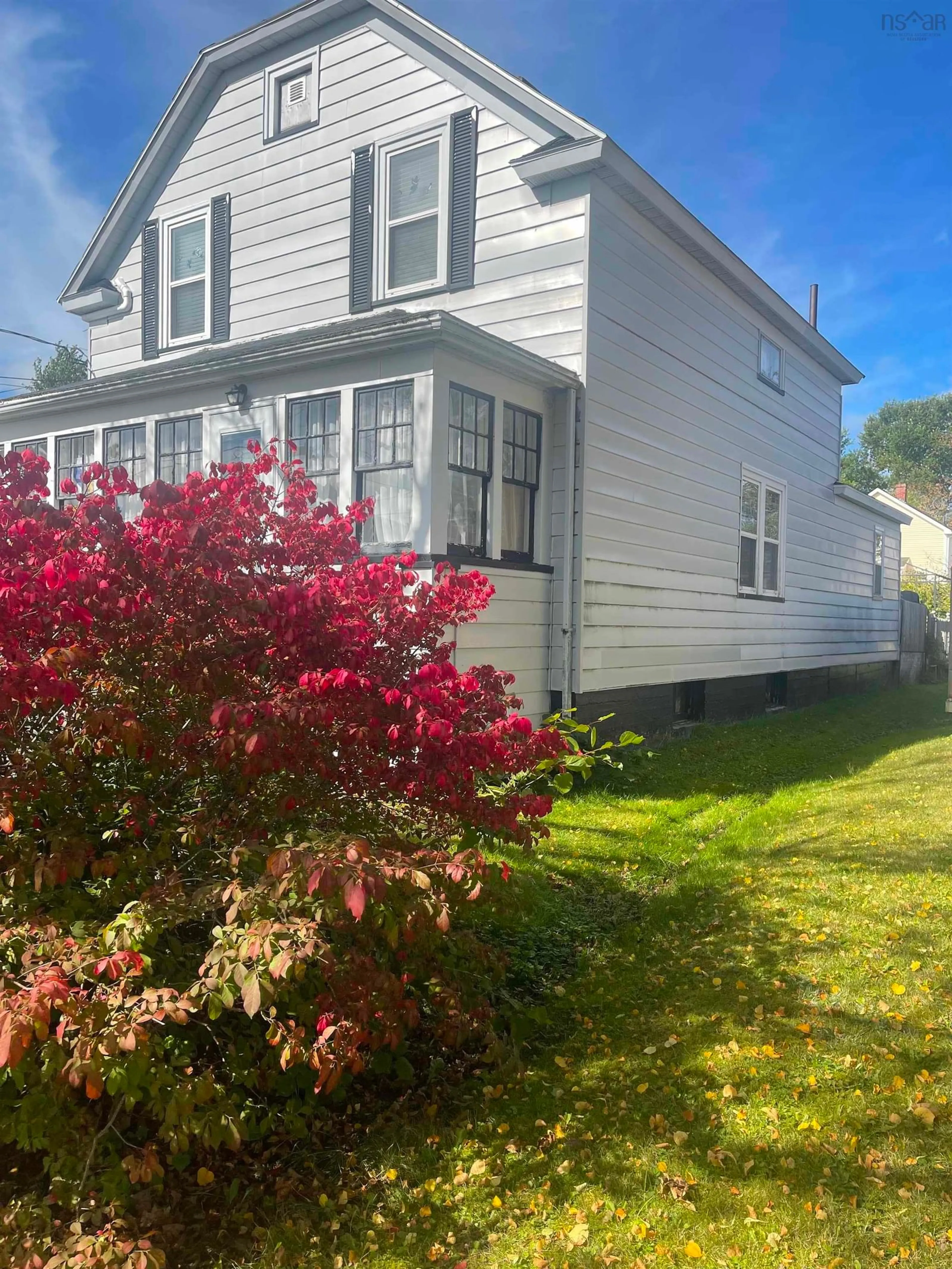 Home with vinyl exterior material, street for 277 Columbia St, Sydney Nova Scotia B1P 4J8