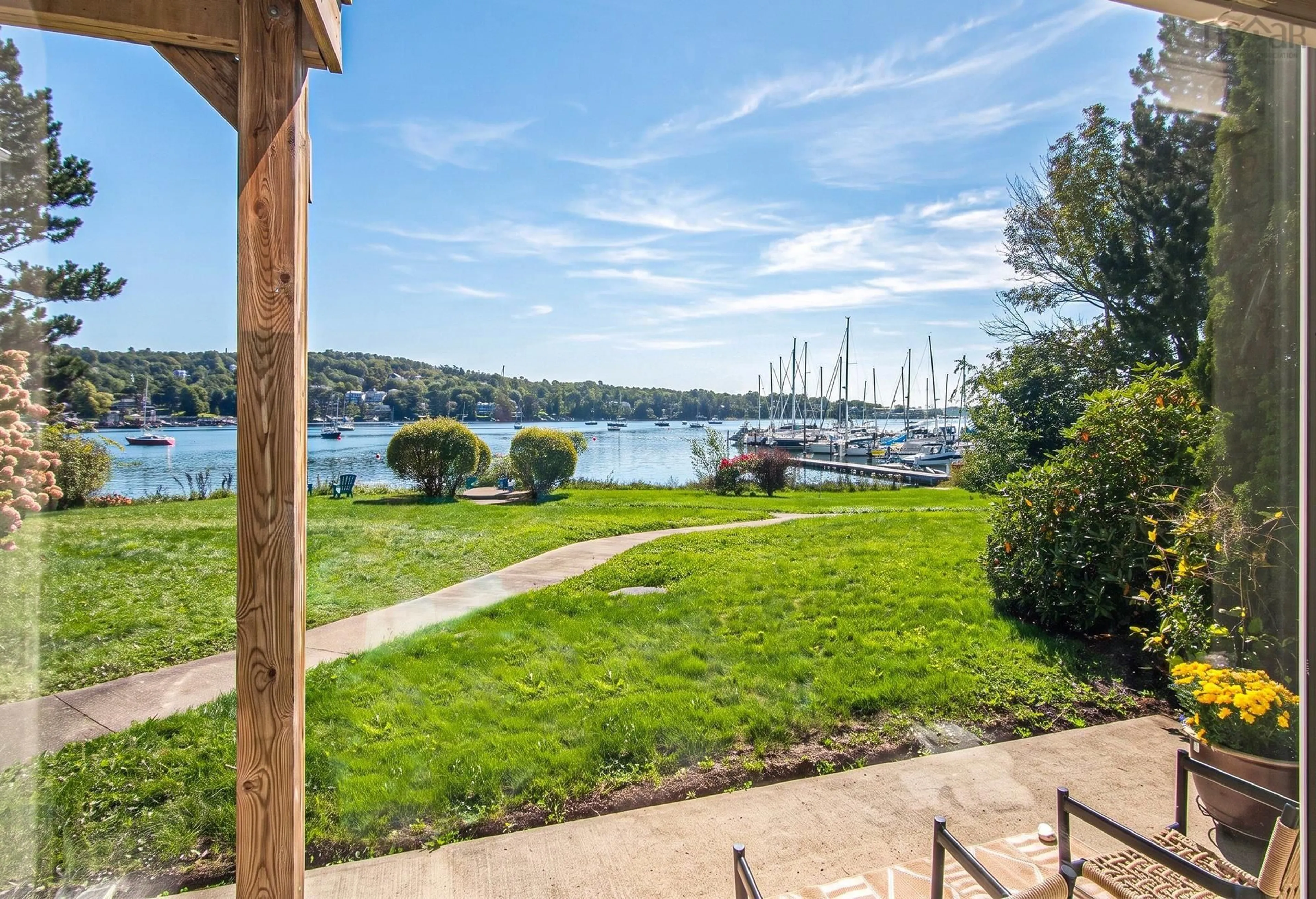 Patio, water/lake/river/ocean view for 411 Shore Drive #7, Bedford Nova Scotia B4A 2C7