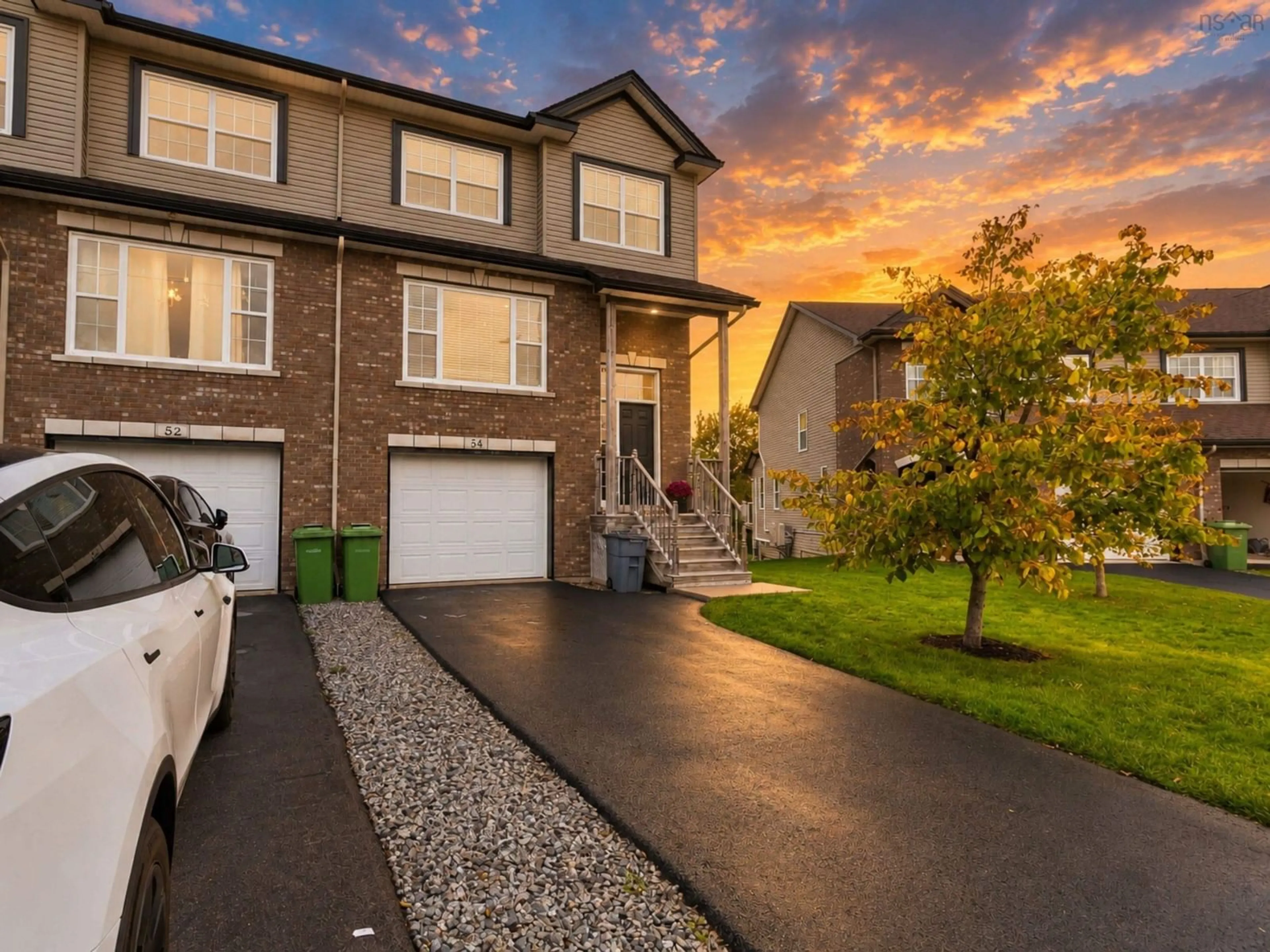 Home with vinyl exterior material, street for 54 Morningfield Lane, Dartmouth Nova Scotia B2W 0J6