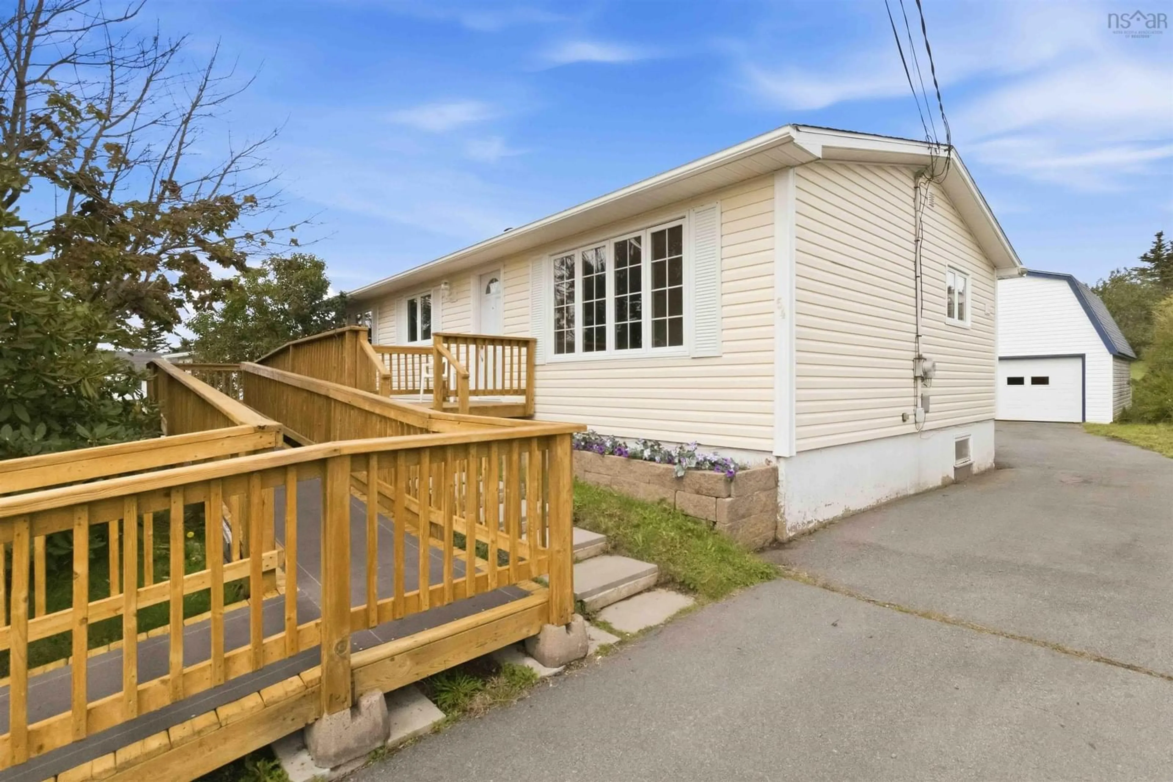Home with vinyl exterior material, street for 54 Himmelman Dr, Eastern Passage Nova Scotia B3G 1H9