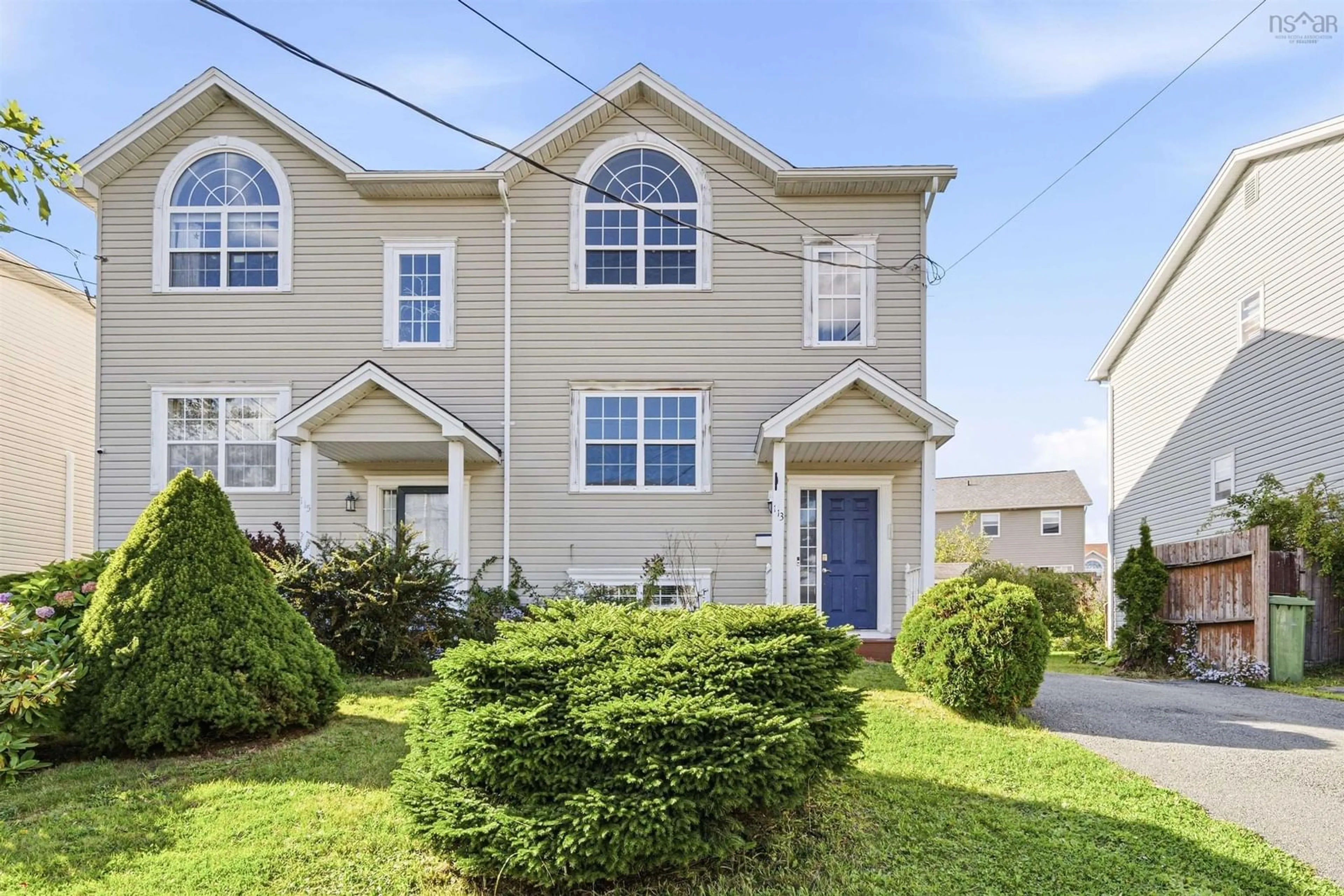 Home with vinyl exterior material, street for 113 Feruz Cres, Halifax Nova Scotia B3R 2N2