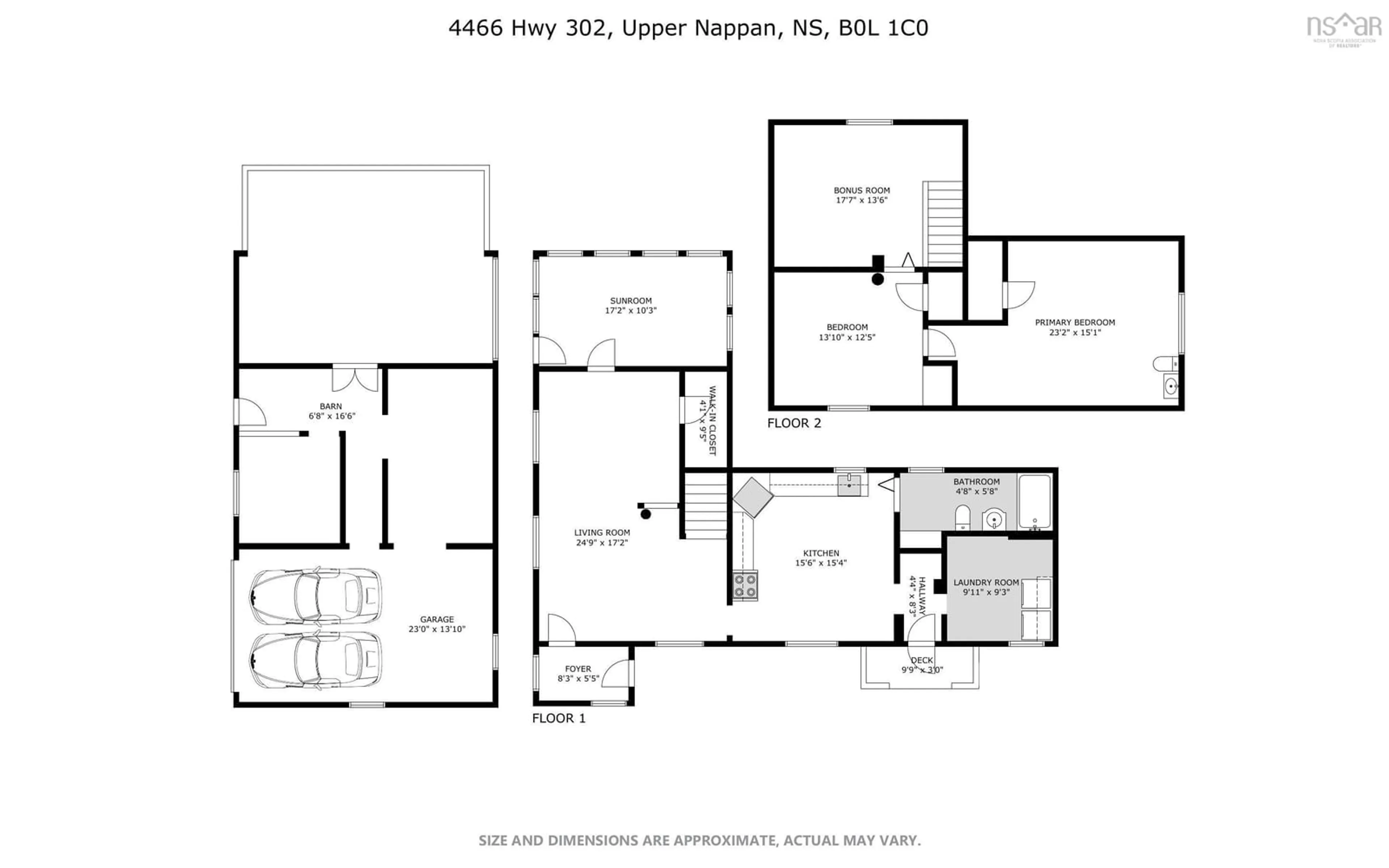 Floor plan for 4466 Highway 302, Upper Nappan Nova Scotia B0L 1C0