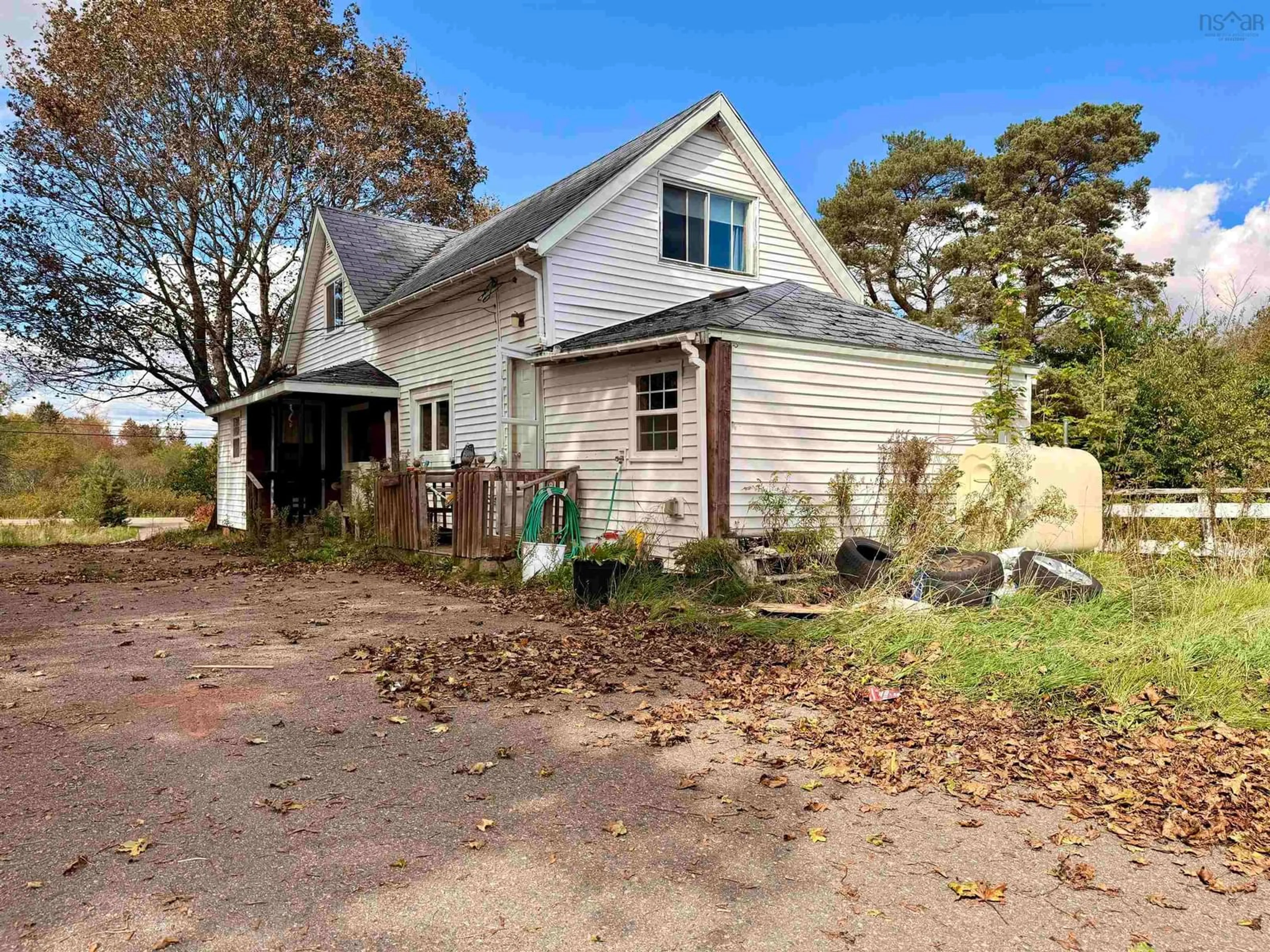A pic from outside/outdoor area/front of a property/back of a property/a pic from drone, street for 4466 Highway 302, Upper Nappan Nova Scotia B0L 1C0