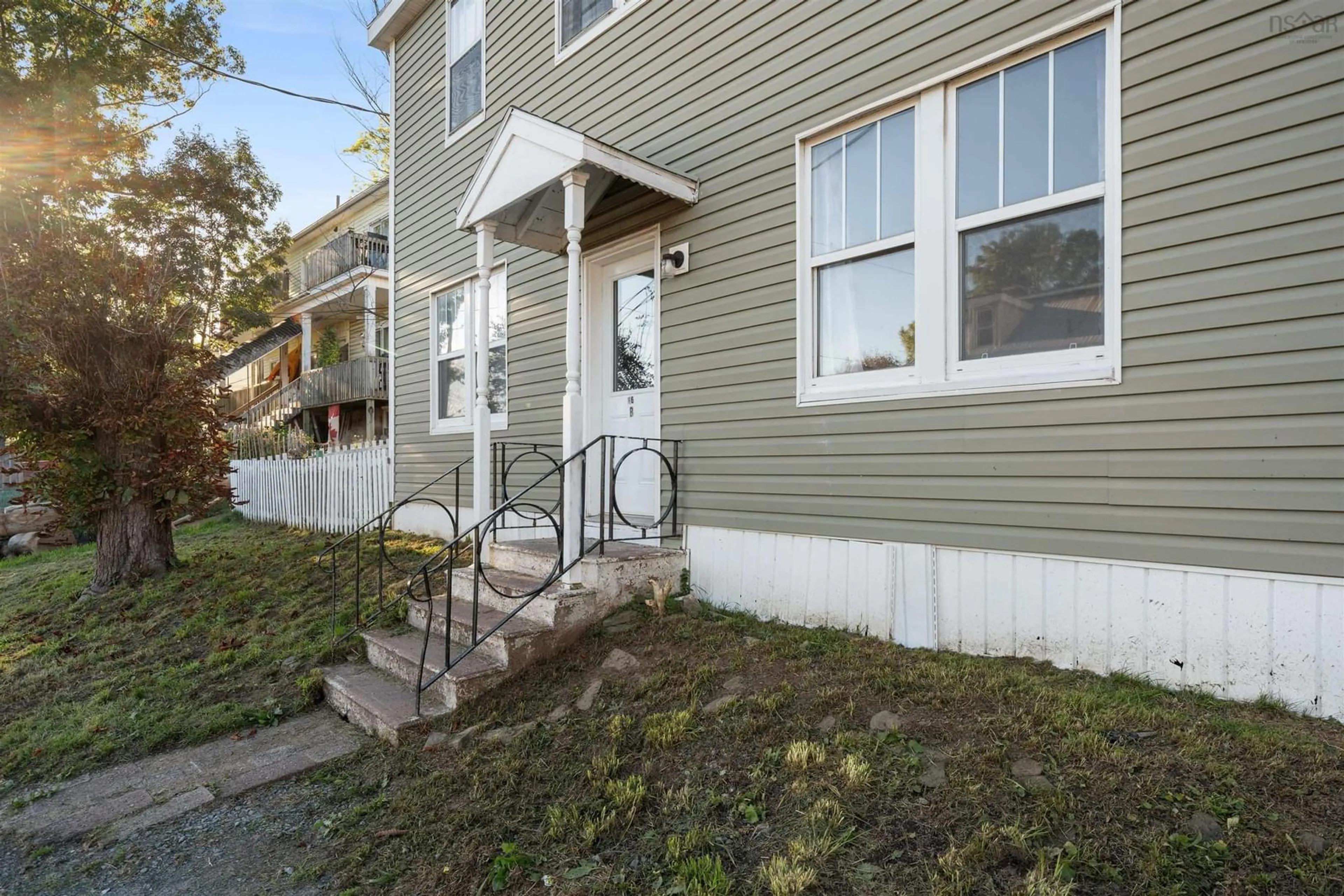 Home with vinyl exterior material, street for 86 Denoon St, Pictou Nova Scotia B4H 1B7