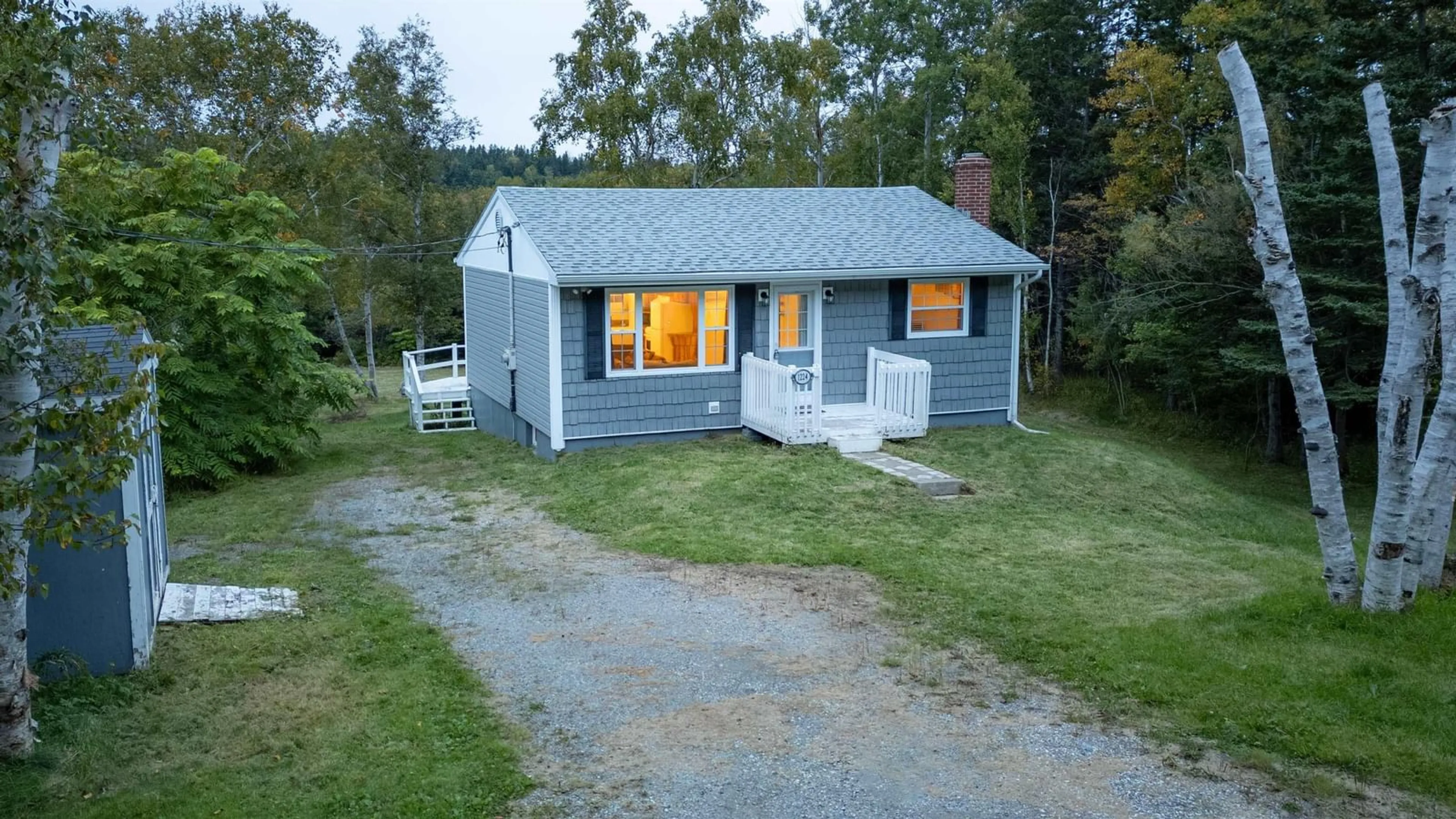 A pic from outside/outdoor area/front of a property/back of a property/a pic from drone, unknown for 1224 Georges River Rd Rd, Georges River Nova Scotia B1Y 3H2