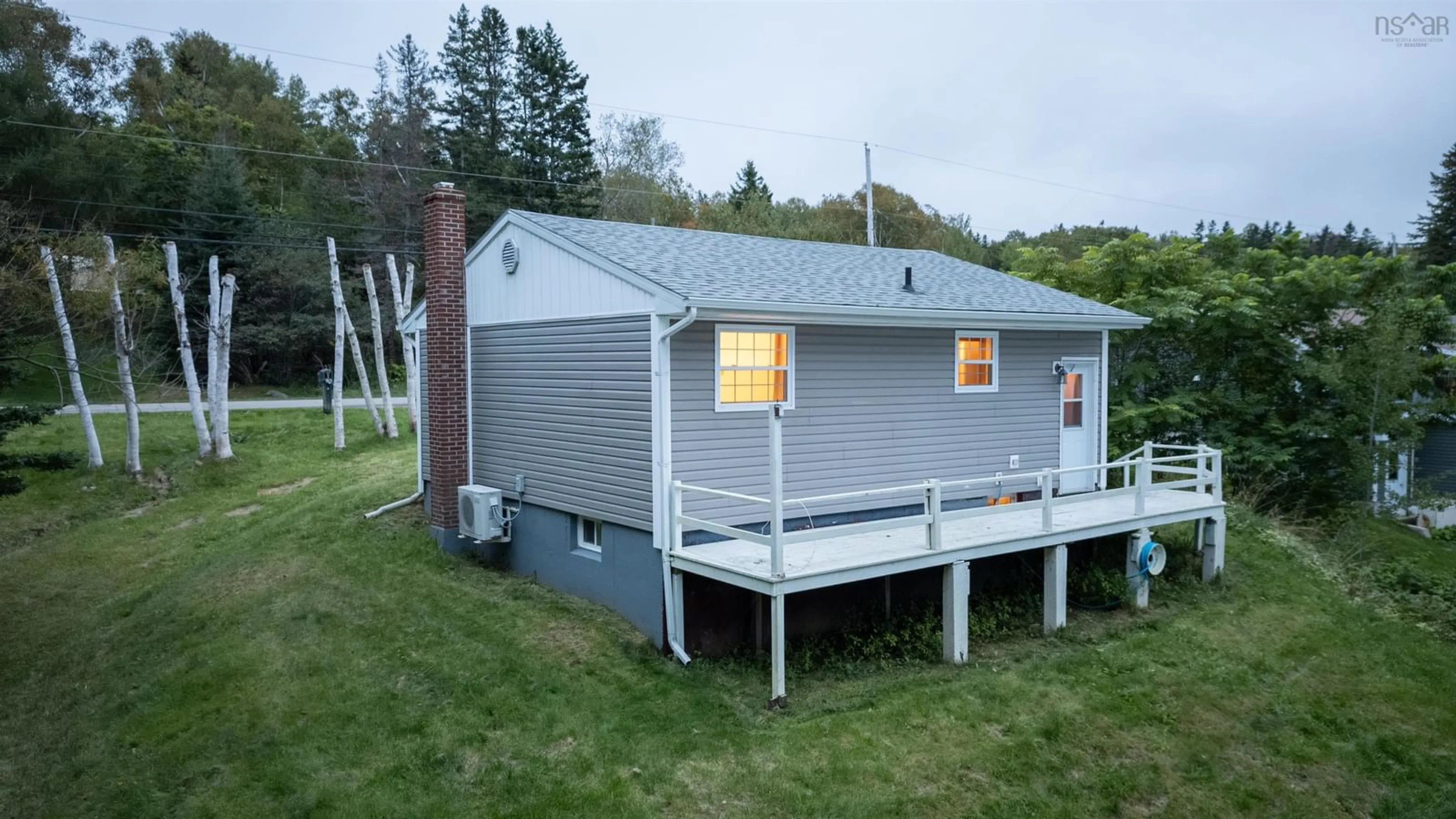 Home with vinyl exterior material, building for 1224 Georges River Rd Rd, Georges River Nova Scotia B1Y 3H2