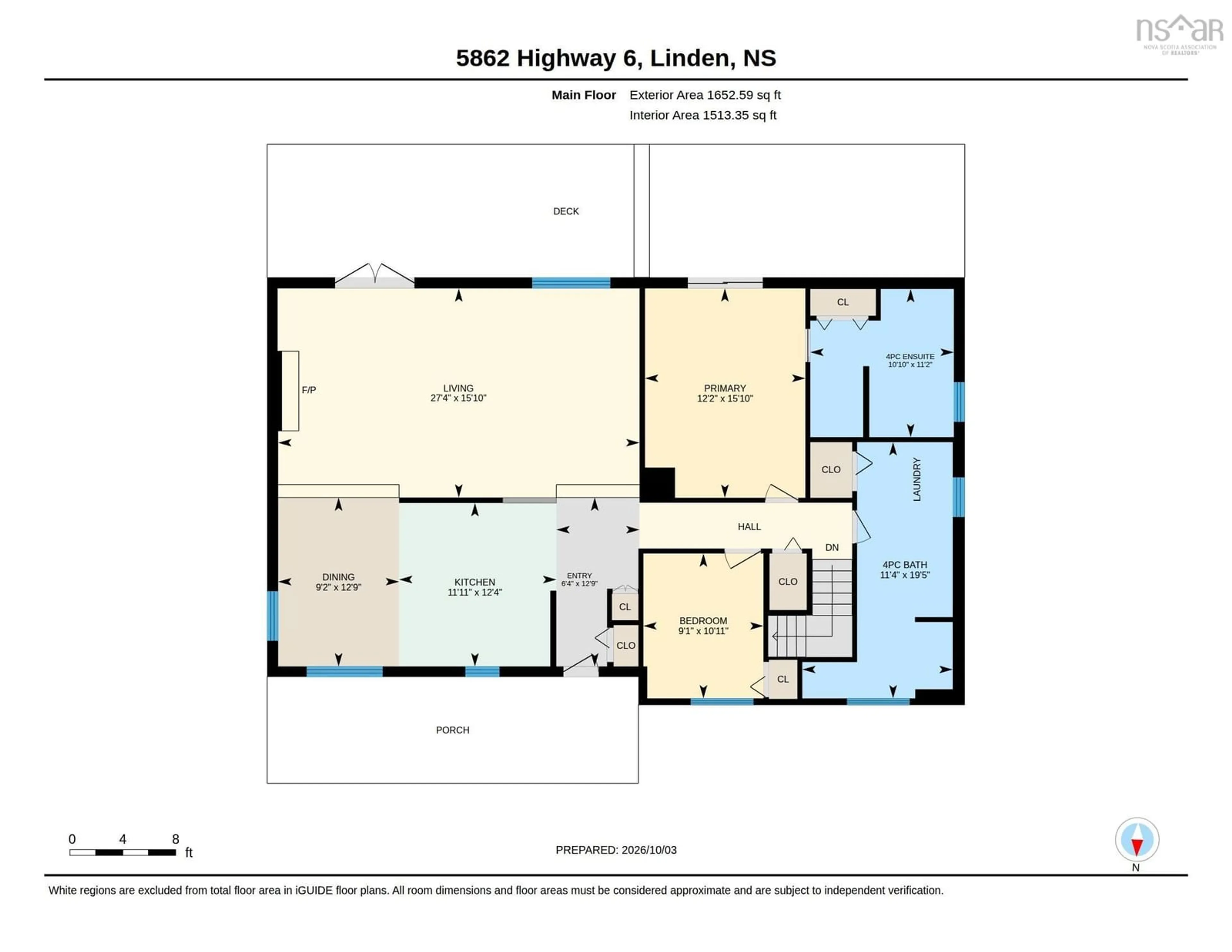 Floor plan for 5862 Highway 6, Linden Nova Scotia B4H 3Y2