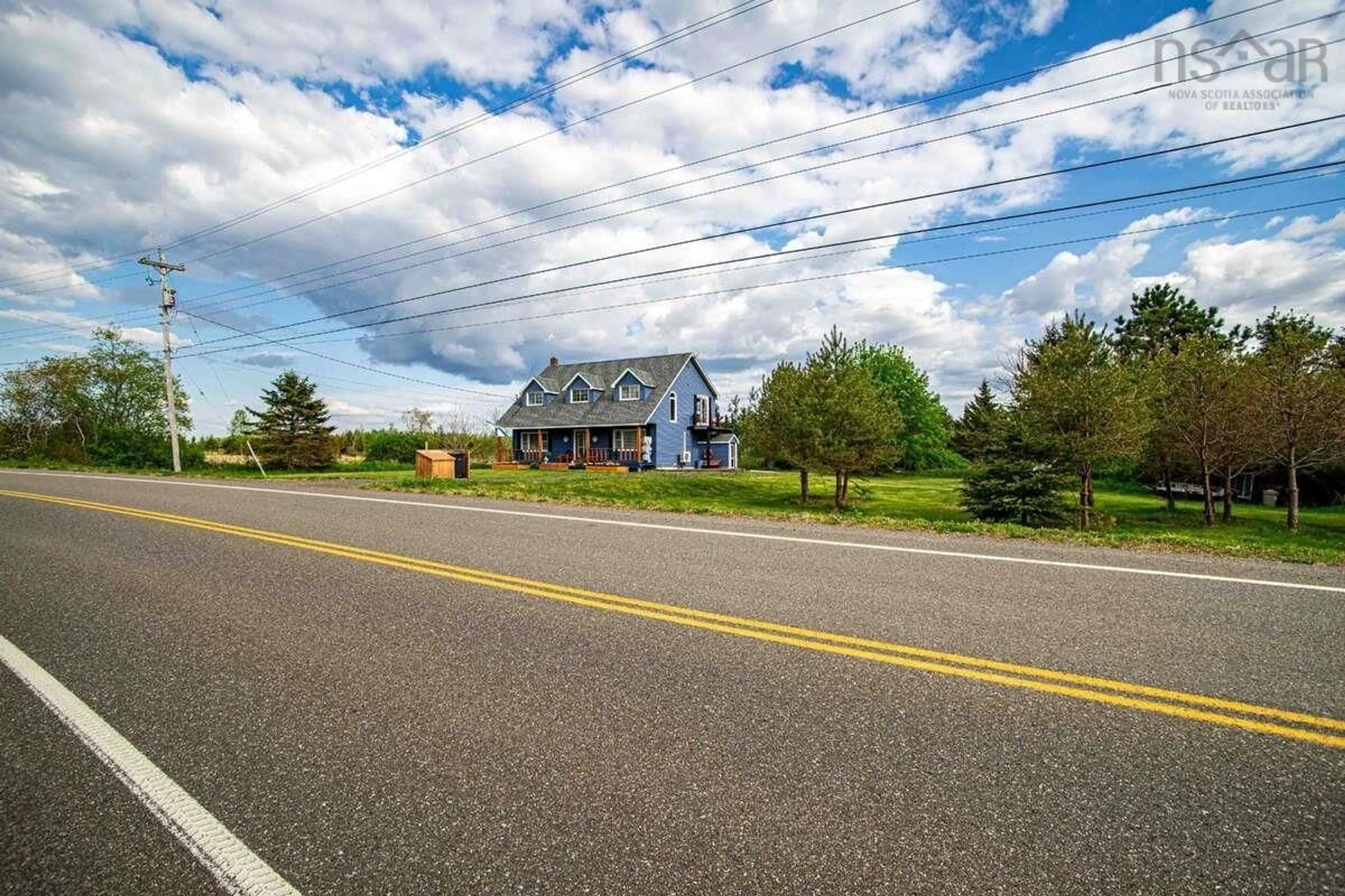 A pic from outside/outdoor area/front of a property/back of a property/a pic from drone, street for 4320 Granville Rd, Granville Beach Nova Scotia B0S 1A0