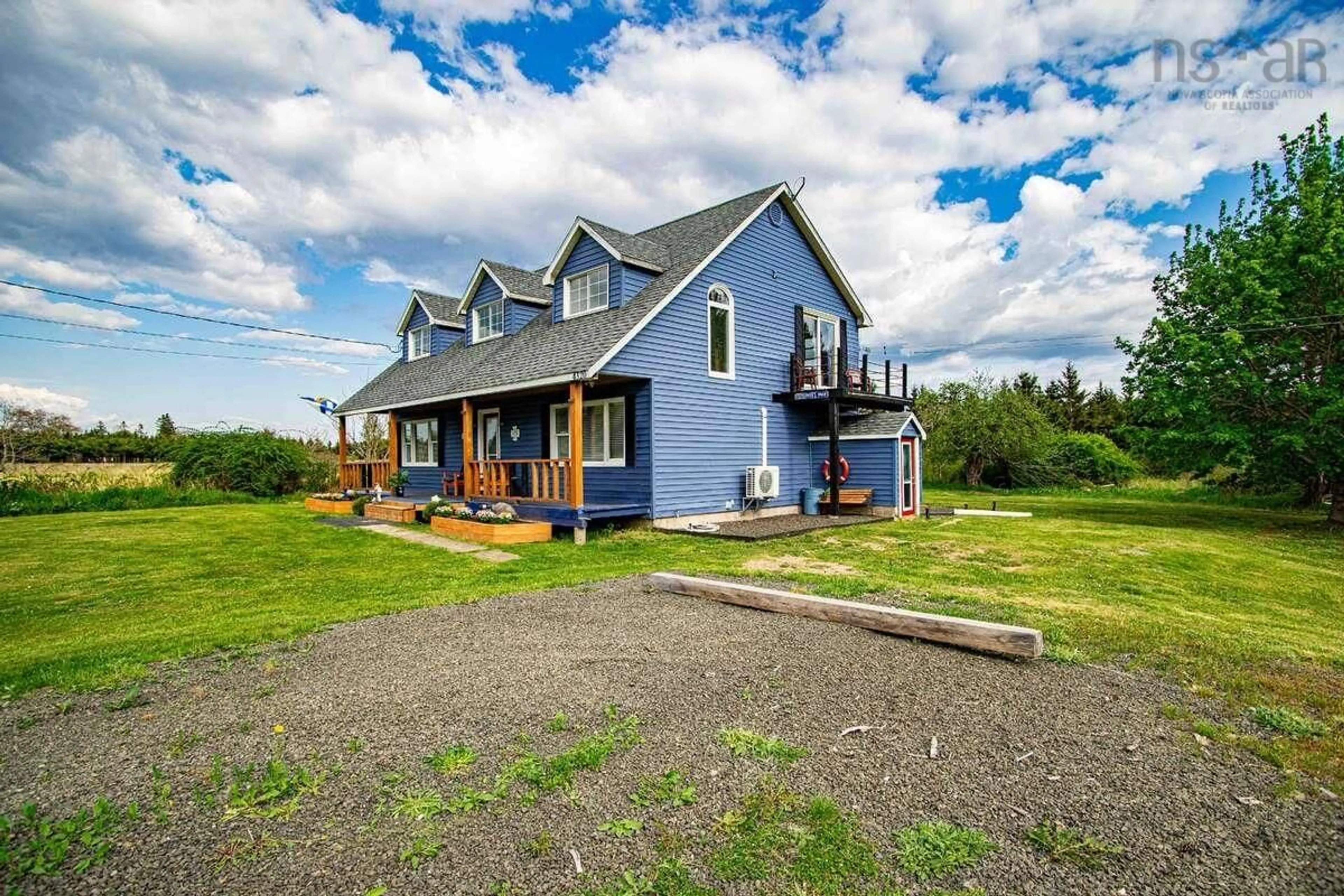 A pic from outside/outdoor area/front of a property/back of a property/a pic from drone, unknown for 4320 Granville Rd, Granville Beach Nova Scotia B0S 1A0