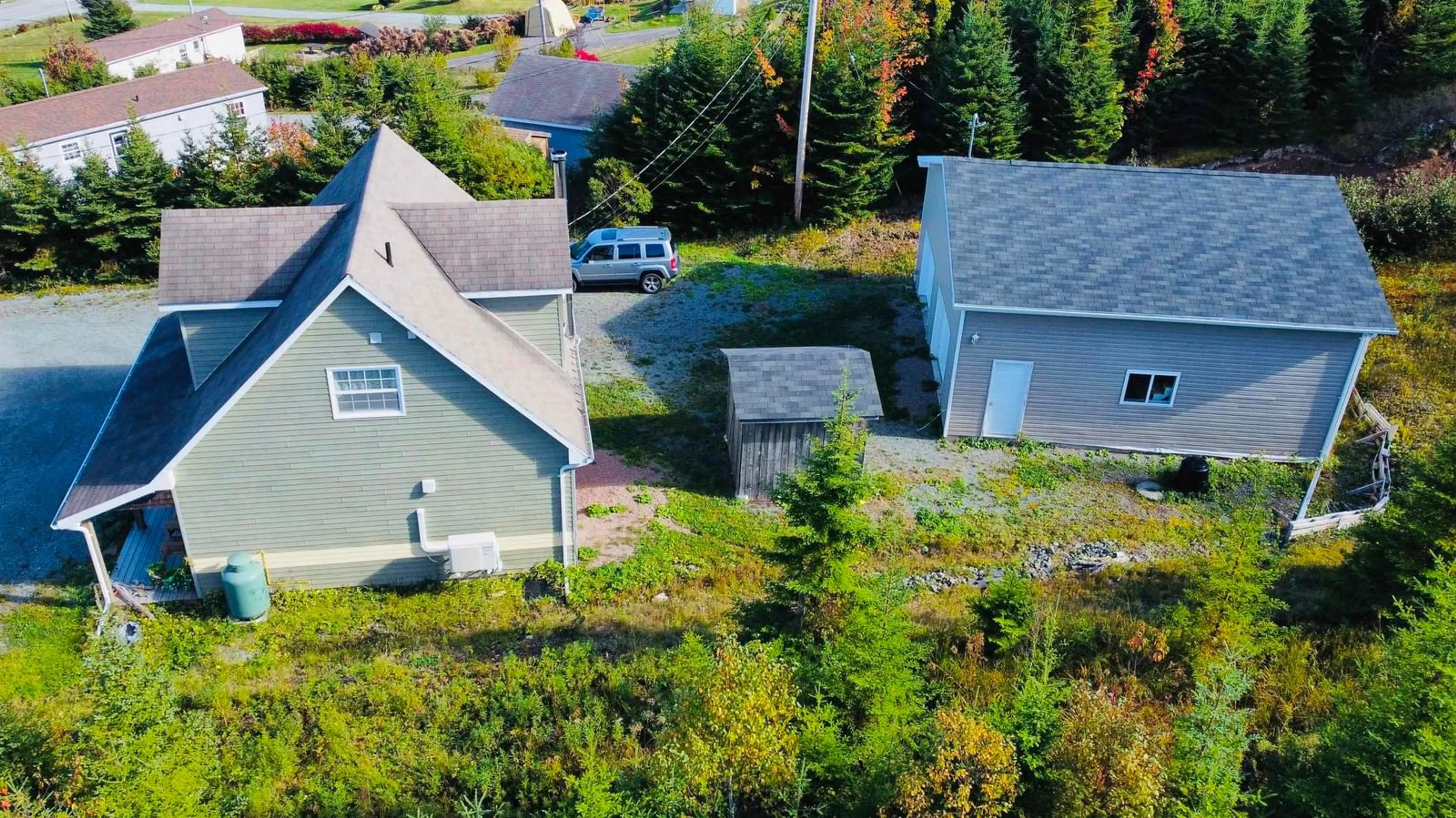 A pic from outside/outdoor area/front of a property/back of a property/a pic from drone, street for 10198 Grenville St, St. Peter's Nova Scotia B0E 3B0