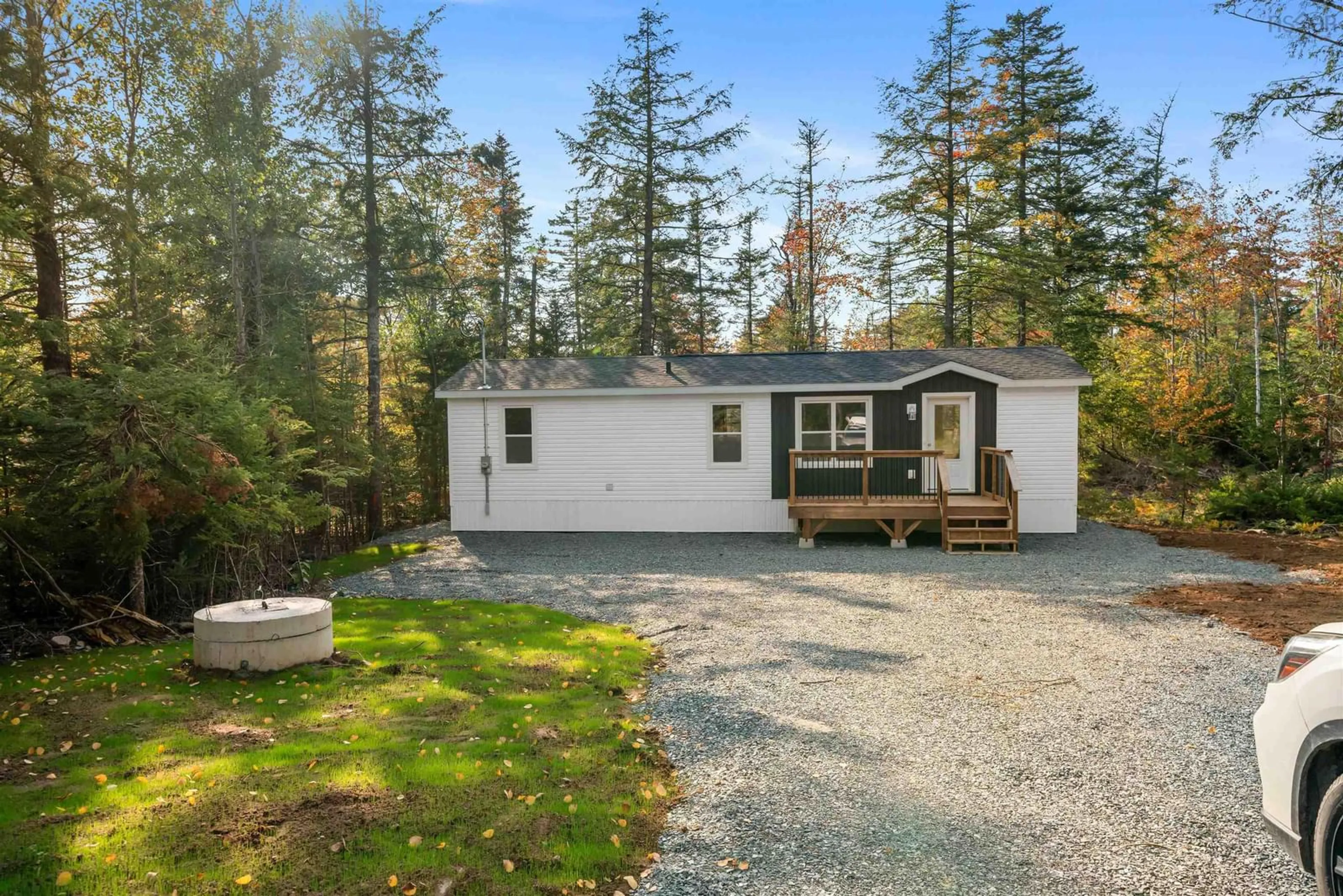 Home with vinyl exterior material, street for 1001 Cooks Brook Rd, Cooks Brook Nova Scotia B0N 2H0