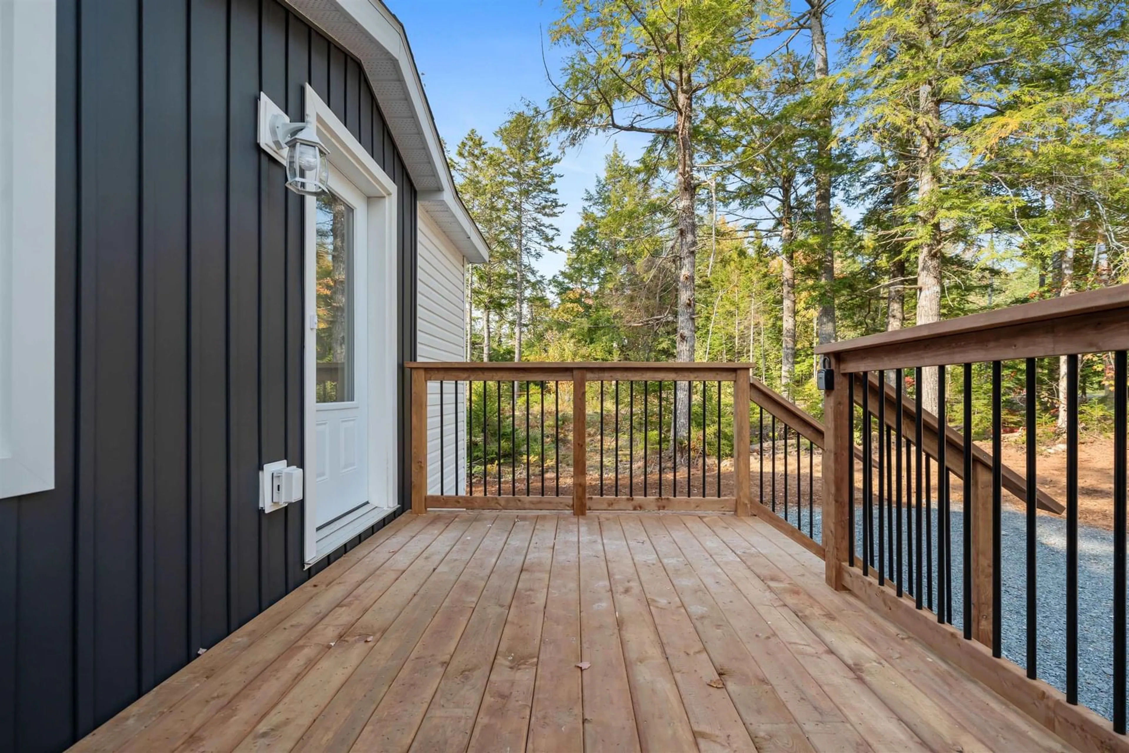 Patio, forest/trees view for 1001 Cooks Brook Rd, Cooks Brook Nova Scotia B0N 2H0