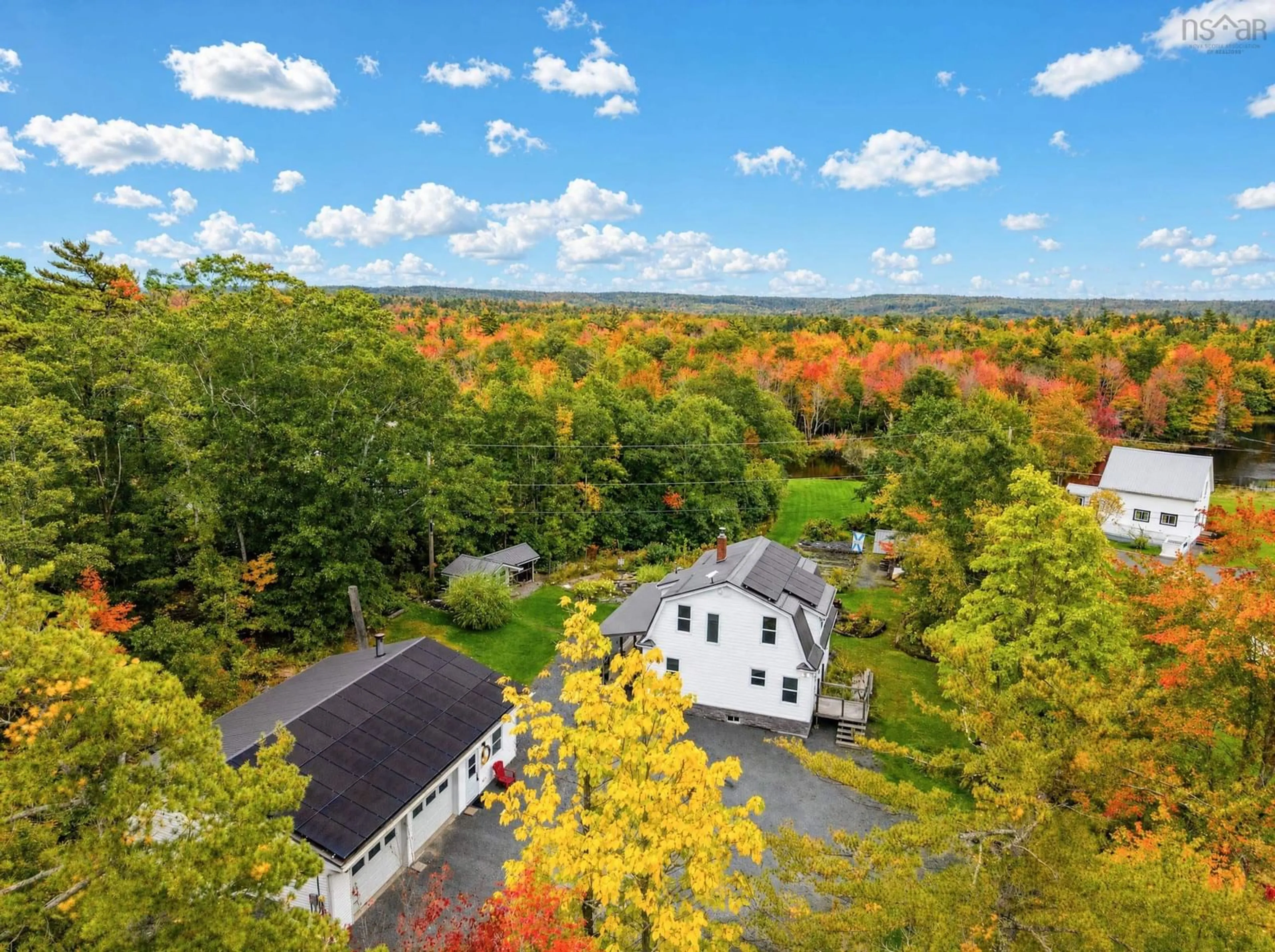 A pic from outside/outdoor area/front of a property/back of a property/a pic from drone, unknown for 35 Riverside Lane, Enfield Nova Scotia B2T 1C8