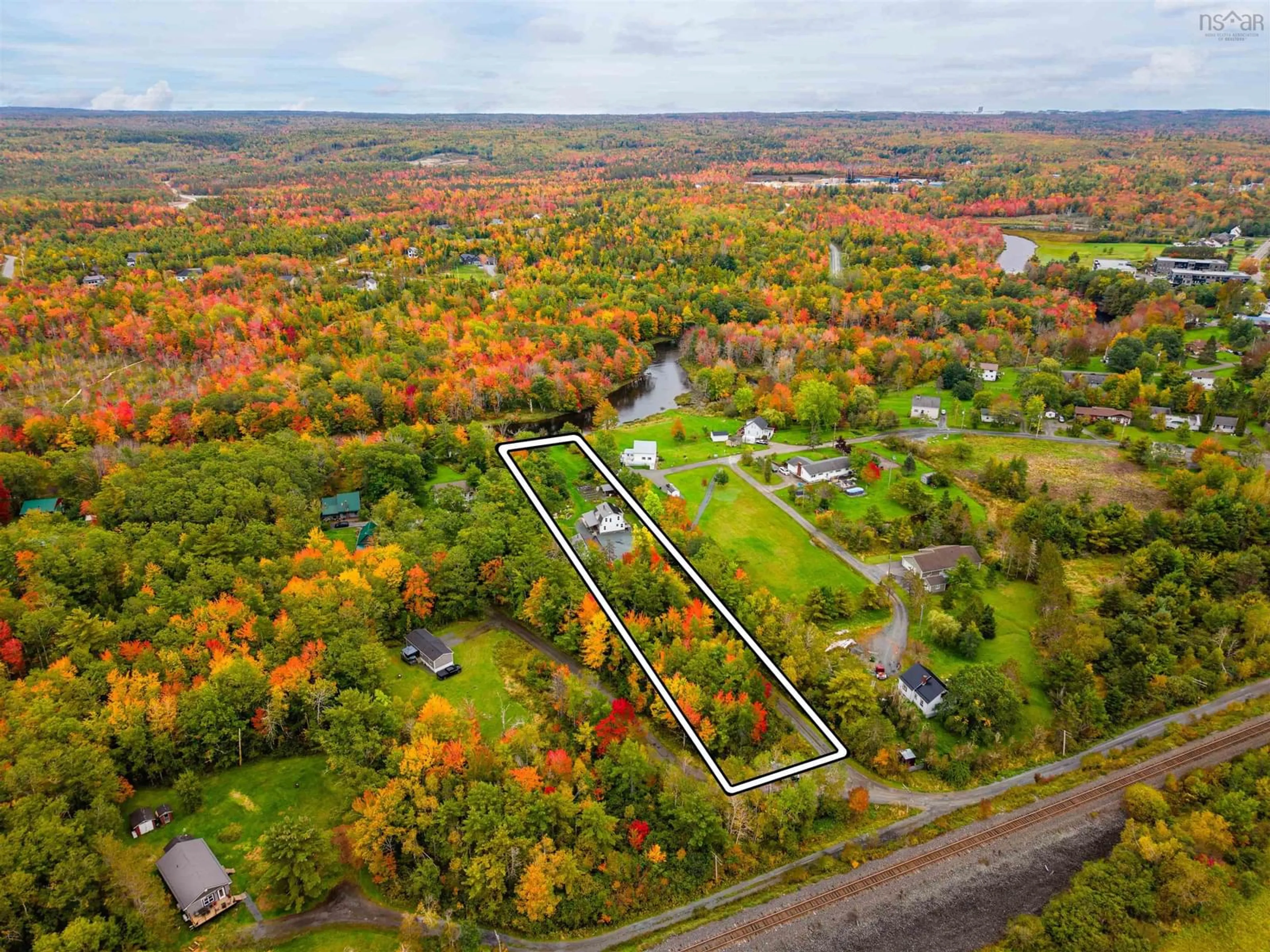 A pic from outside/outdoor area/front of a property/back of a property/a pic from drone, unknown for 35 Riverside Lane, Enfield Nova Scotia B2T 1C8