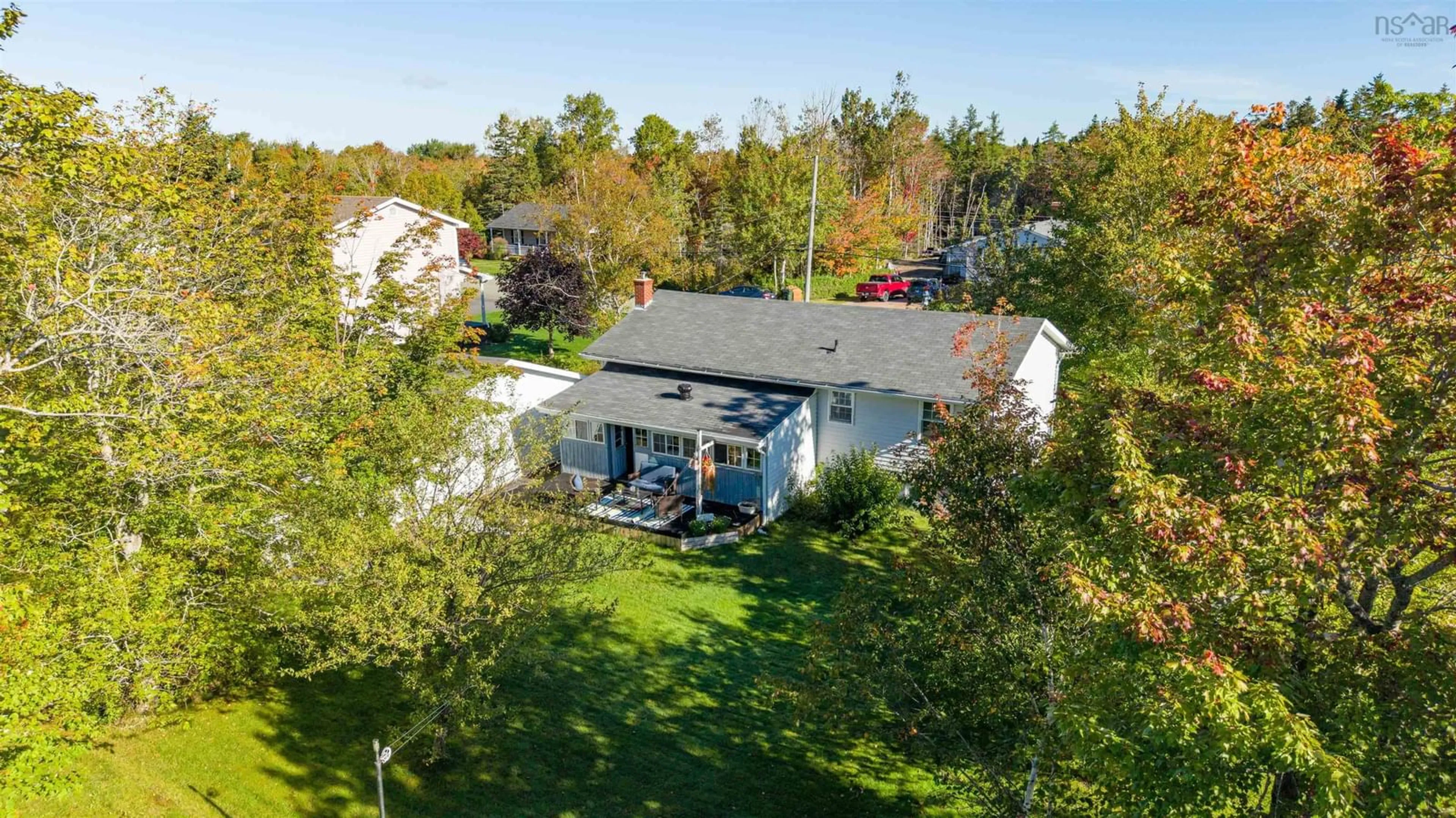 A pic from outside/outdoor area/front of a property/back of a property/a pic from drone, unknown for 116 Lynch Dr, Sydney Nova Scotia B1S 1V2
