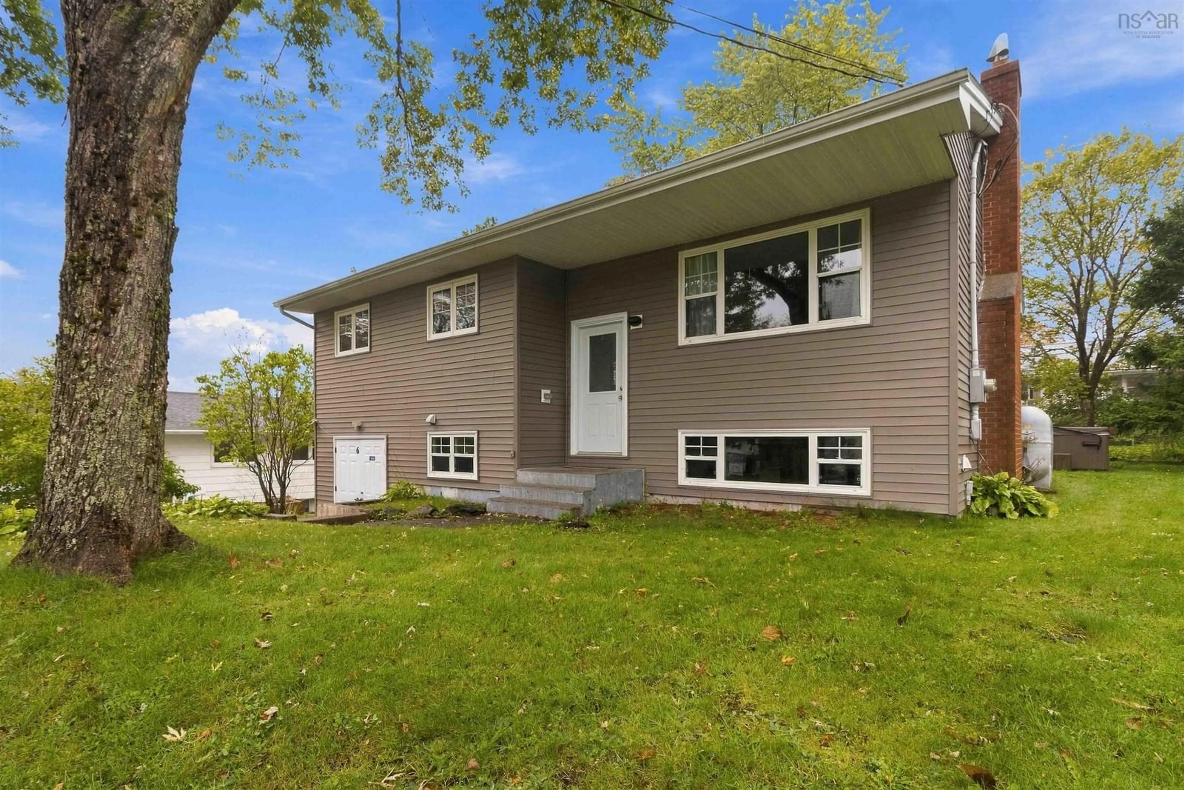 Home with vinyl exterior material, street for 6 Sandra Crt, Woodlawn Nova Scotia B2W 3J4