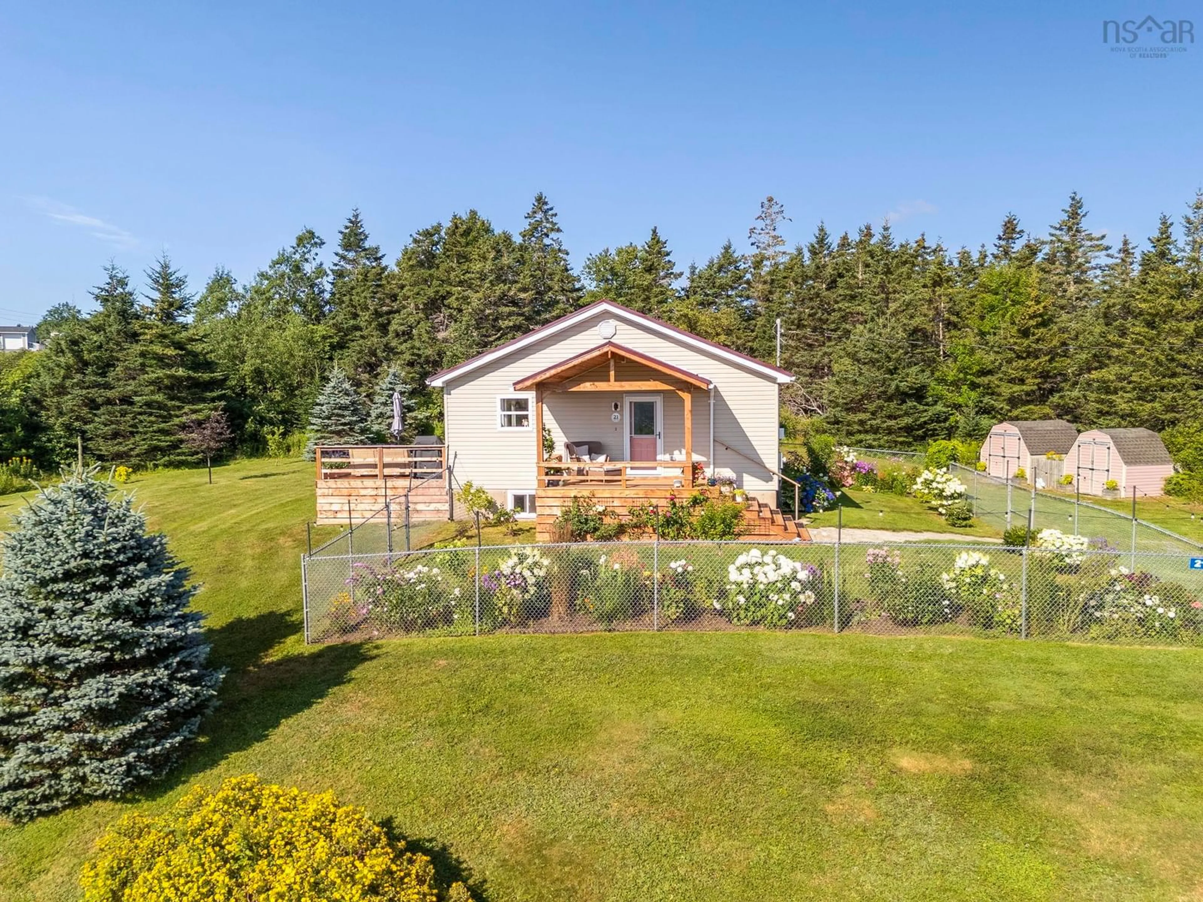 A pic from outside/outdoor area/front of a property/back of a property/a pic from drone, unknown for 21 Nancy Lane, Lawrencetown Nova Scotia B2Z 0A1
