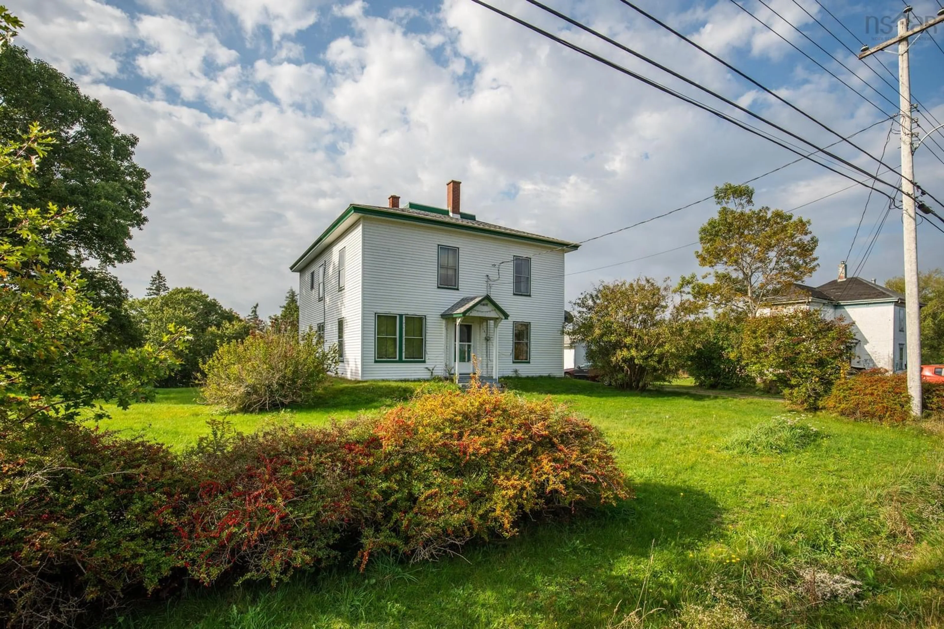 A pic from outside/outdoor area/front of a property/back of a property/a pic from drone, building for 212 Highway 203, Carleton Nova Scotia B5A 5R2