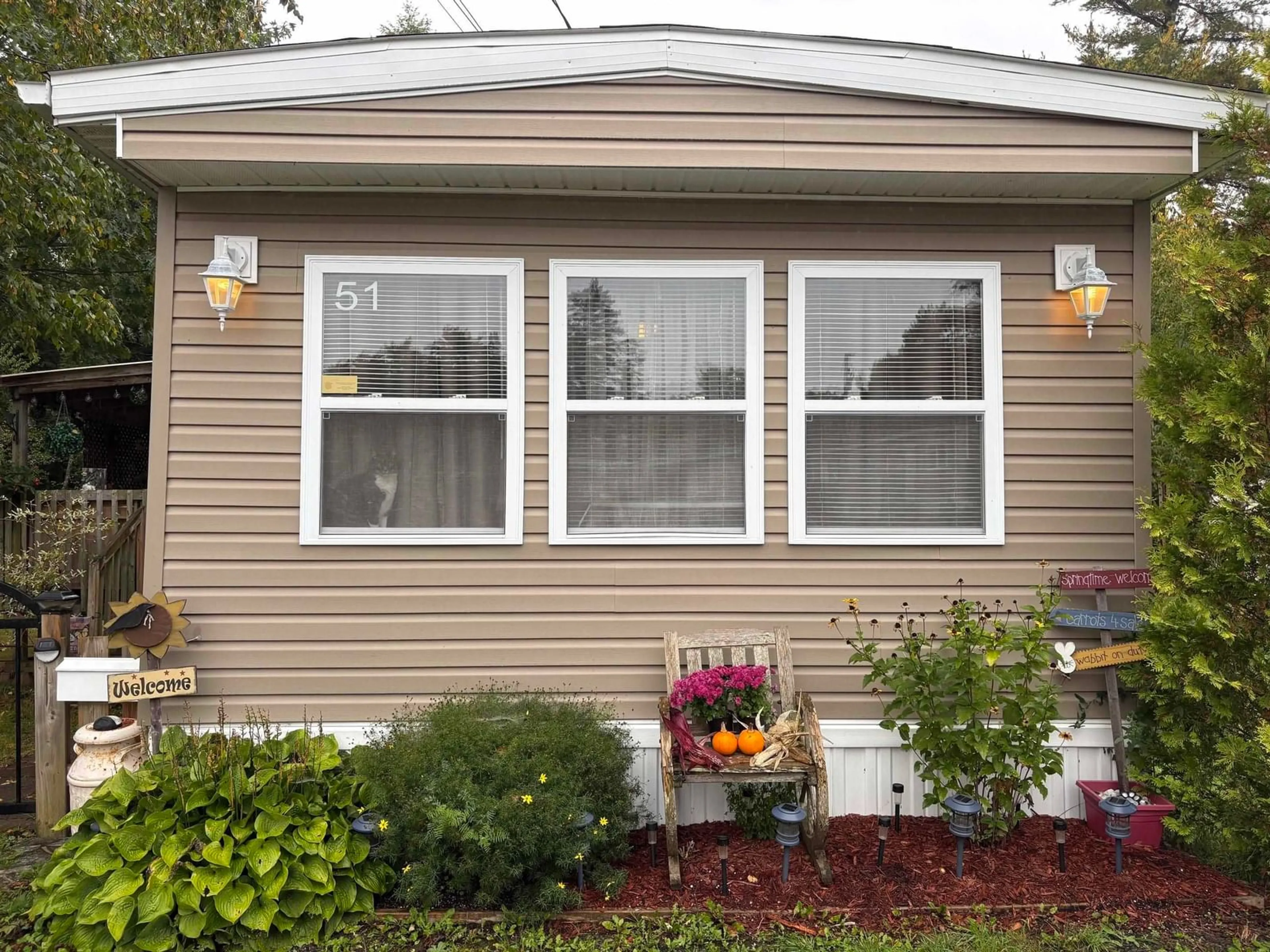 Home with vinyl exterior material, street for 51 Shelby Cres, New Minas Nova Scotia B4N 5J1