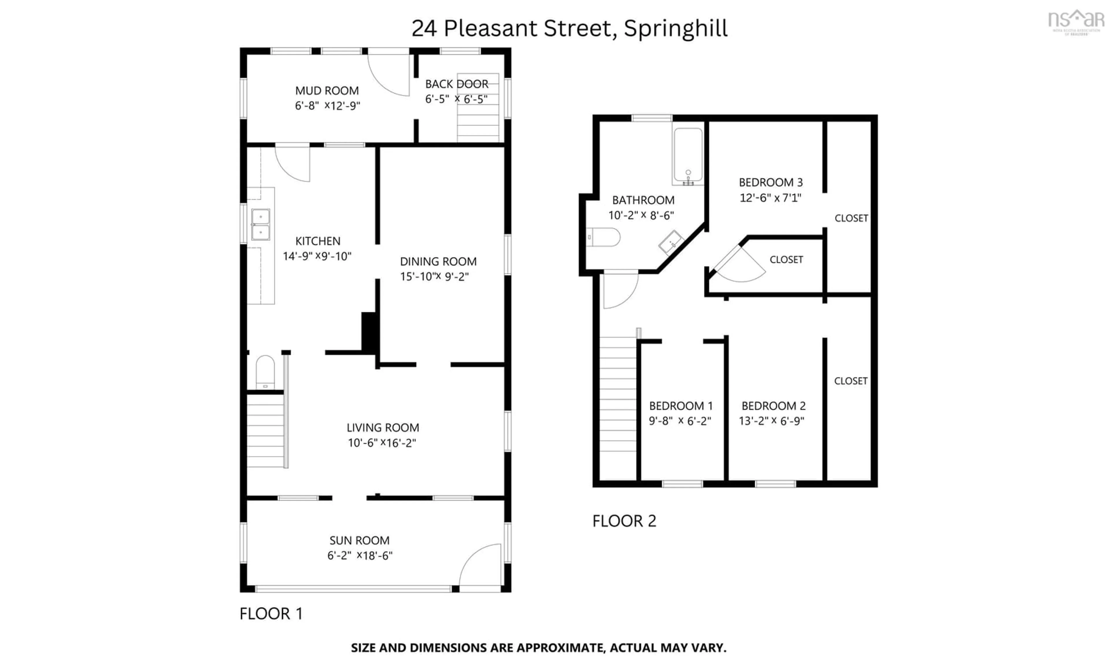 Floor plan for 24 Pleasant St, Springhill Nova Scotia B0M 1X0