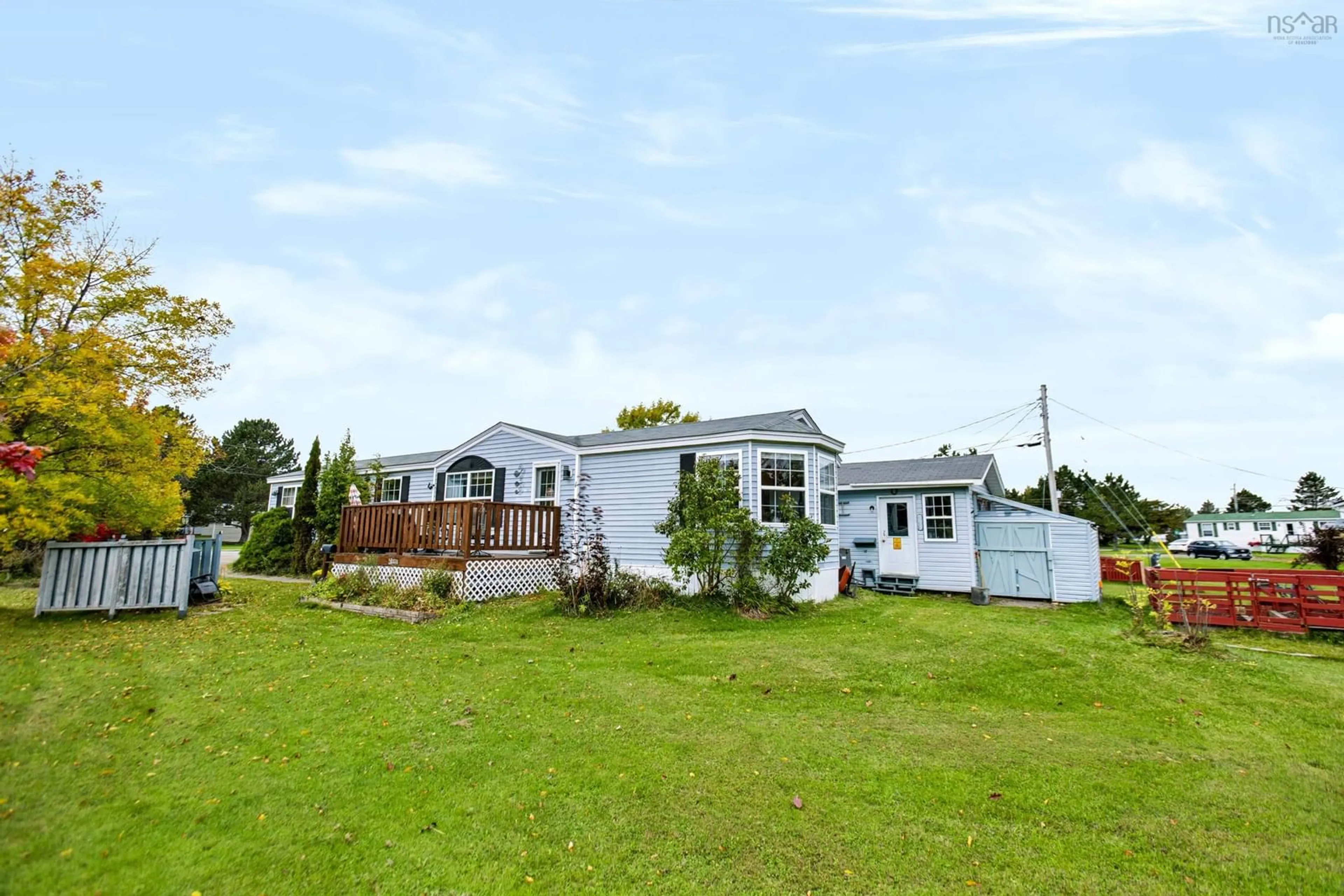 A pic from outside/outdoor area/front of a property/back of a property/a pic from drone, unknown for 1 Rosewood Dr, Amherst Nova Scotia B4H 4N8