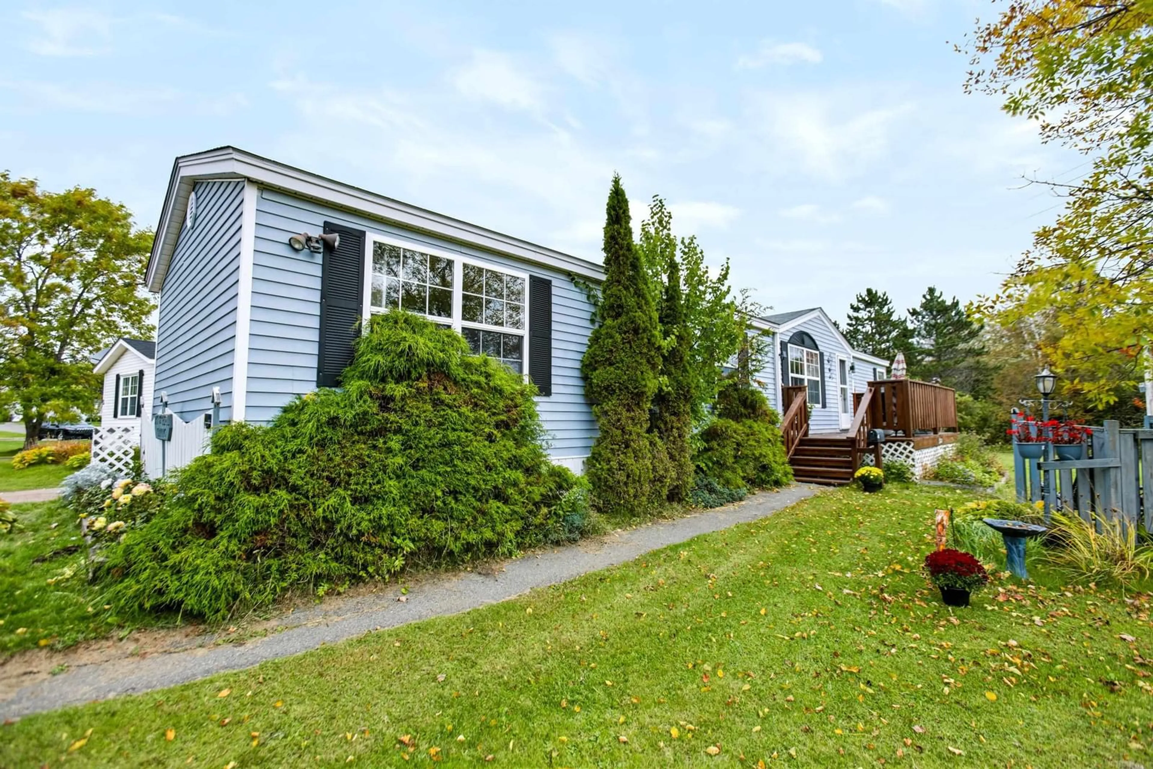 Home with vinyl exterior material, street for 1 Rosewood Dr, Amherst Nova Scotia B4H 4N8