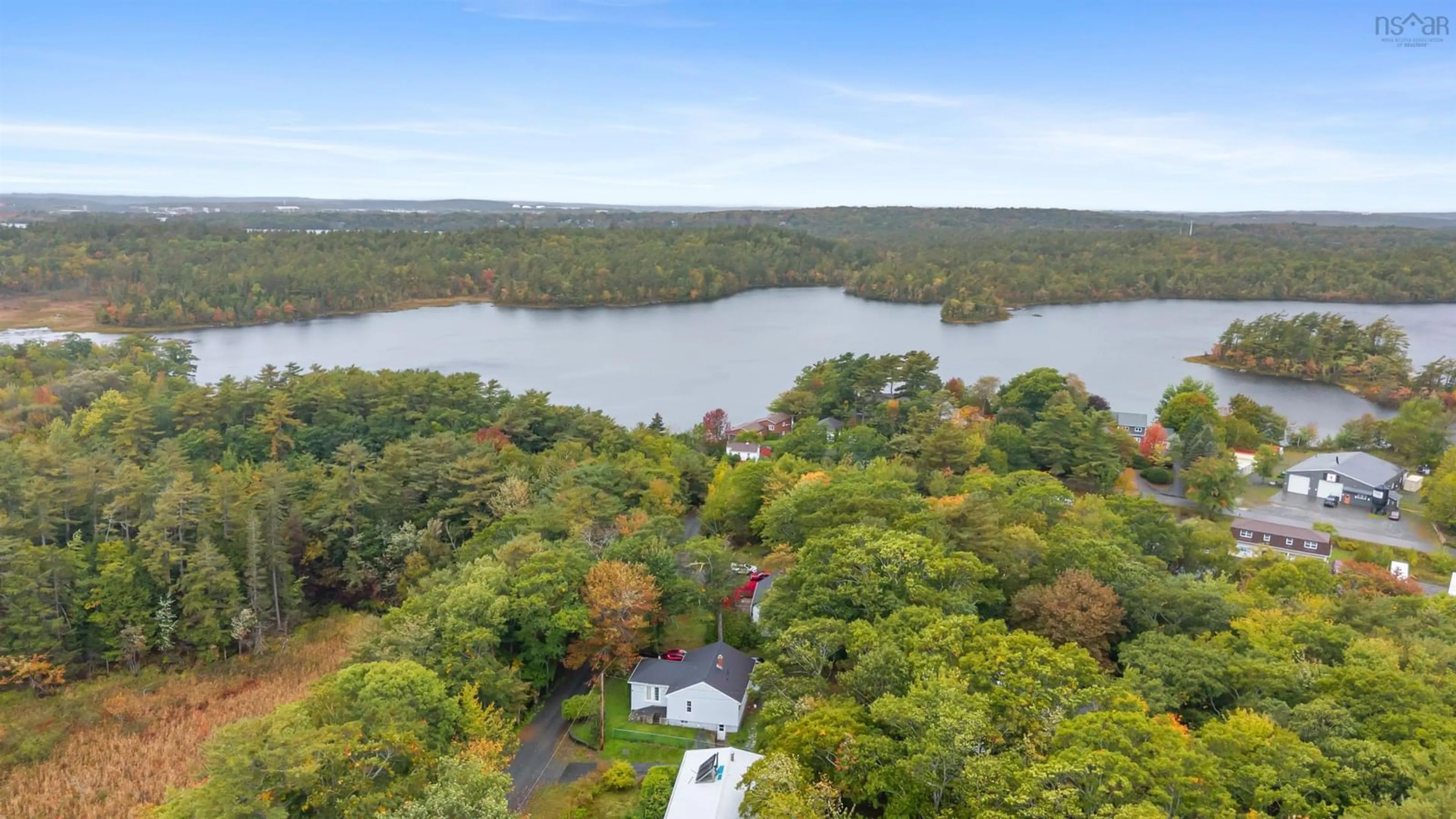 A pic from outside/outdoor area/front of a property/back of a property/a pic from drone, water/lake/river/ocean view for 12 Reg Moir Dr, Waverley Nova Scotia B2R 1G3