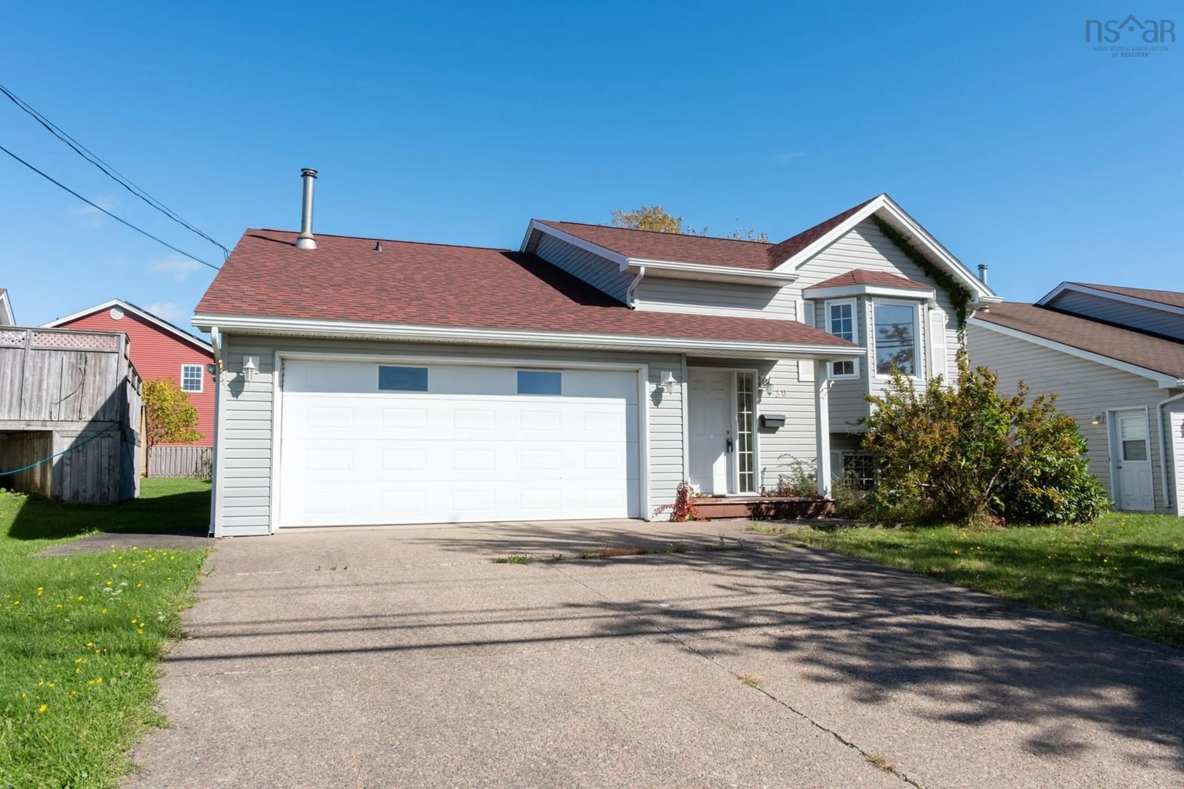 Home with vinyl exterior material, street for 30 Lancaster Dr, Dartmouth Nova Scotia B3A 4Y9