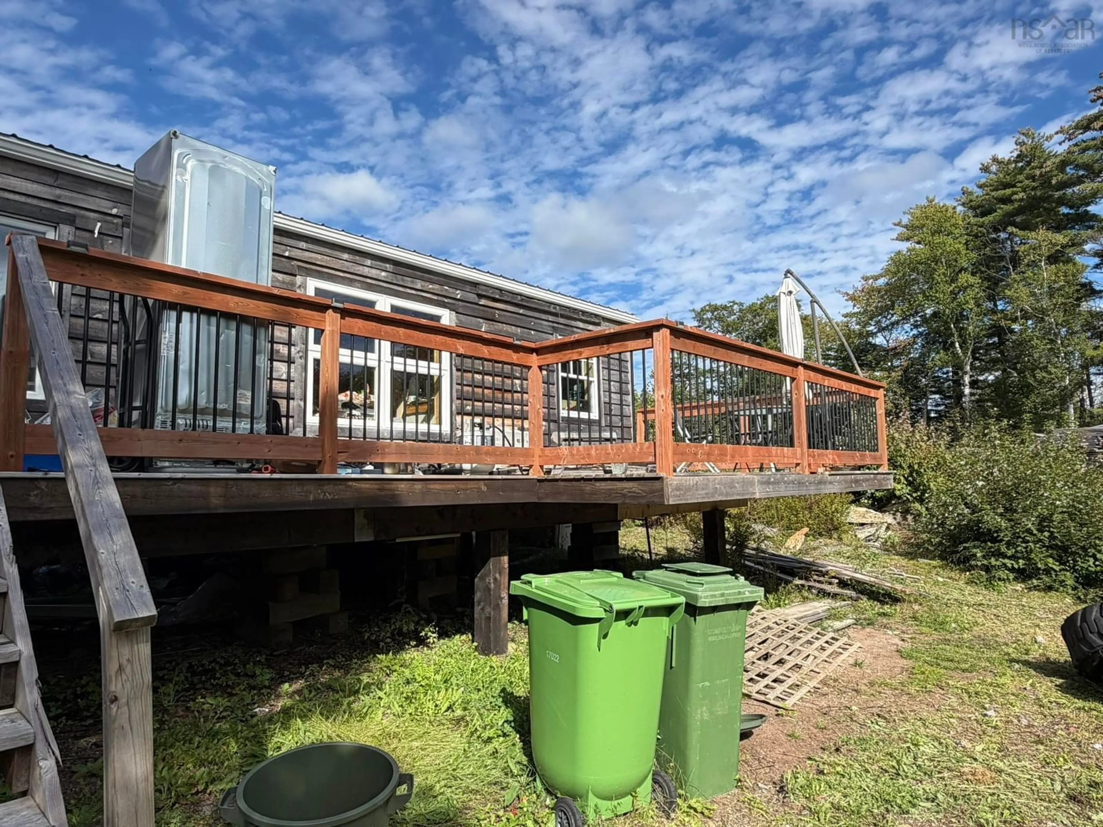 A pic from outside/outdoor area/front of a property/back of a property/a pic from drone, water/lake/river/ocean view for 4045 Upper Branch Rd, Hemford Nova Scotia B0R 1E0