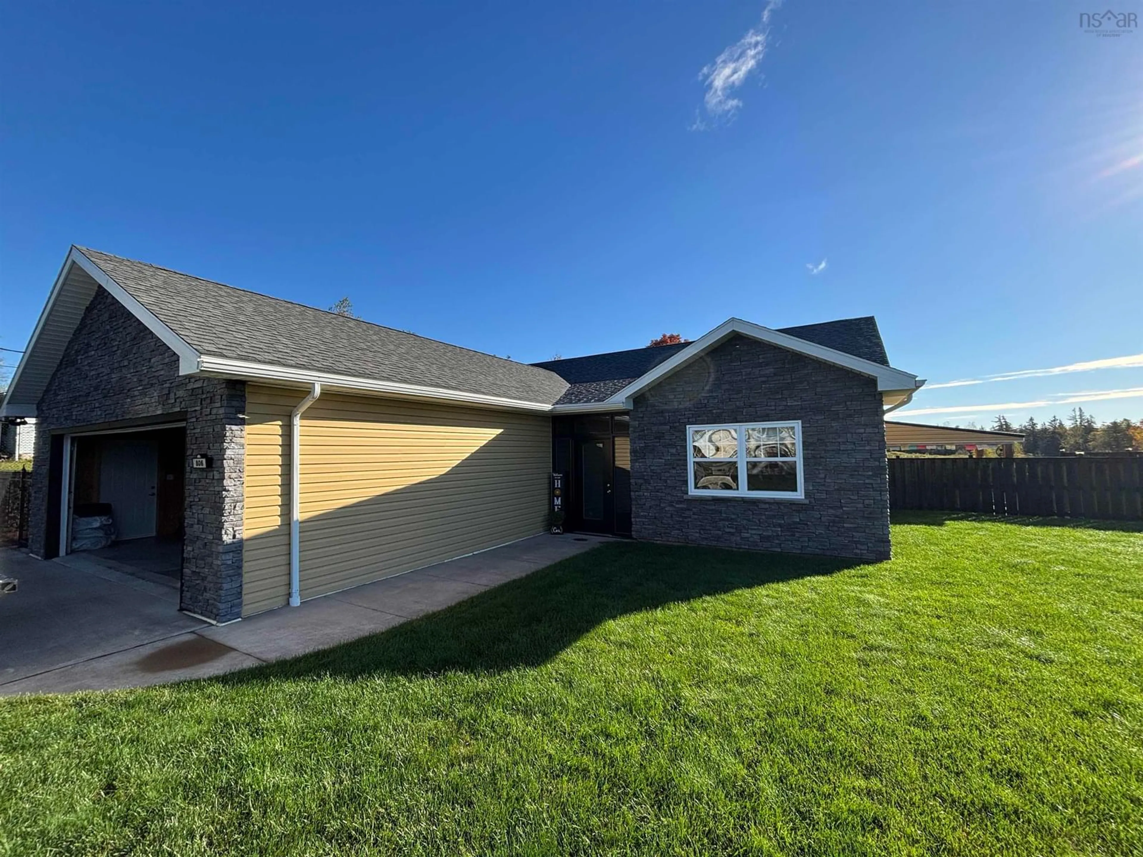 Home with vinyl exterior material, street for 806 Old Alma Rd, Alma Nova Scotia B0K 2A0