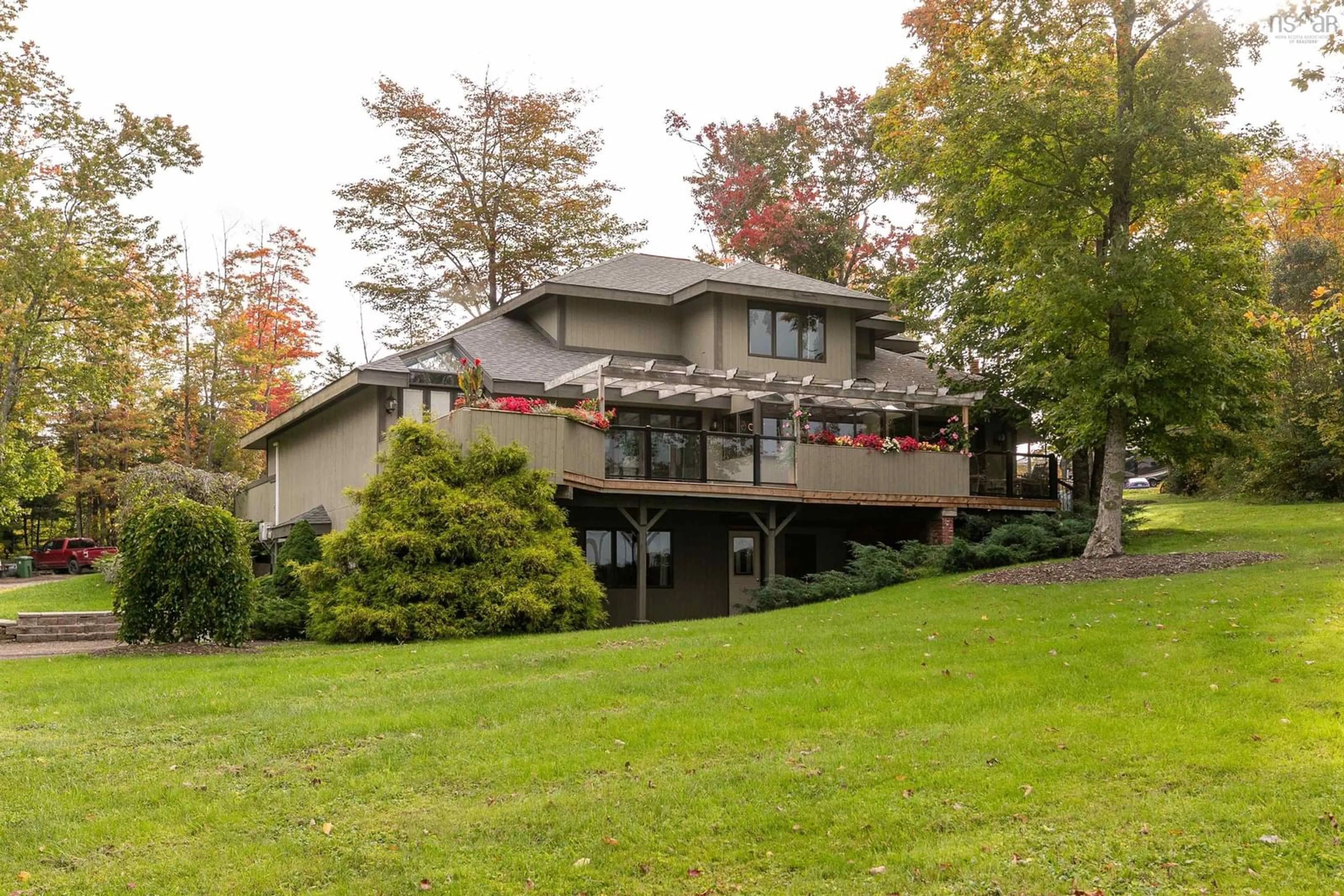 Patio, water/lake/river/ocean view for 17 Garden Gate Lane, Stewiacke Nova Scotia B0N 2J0