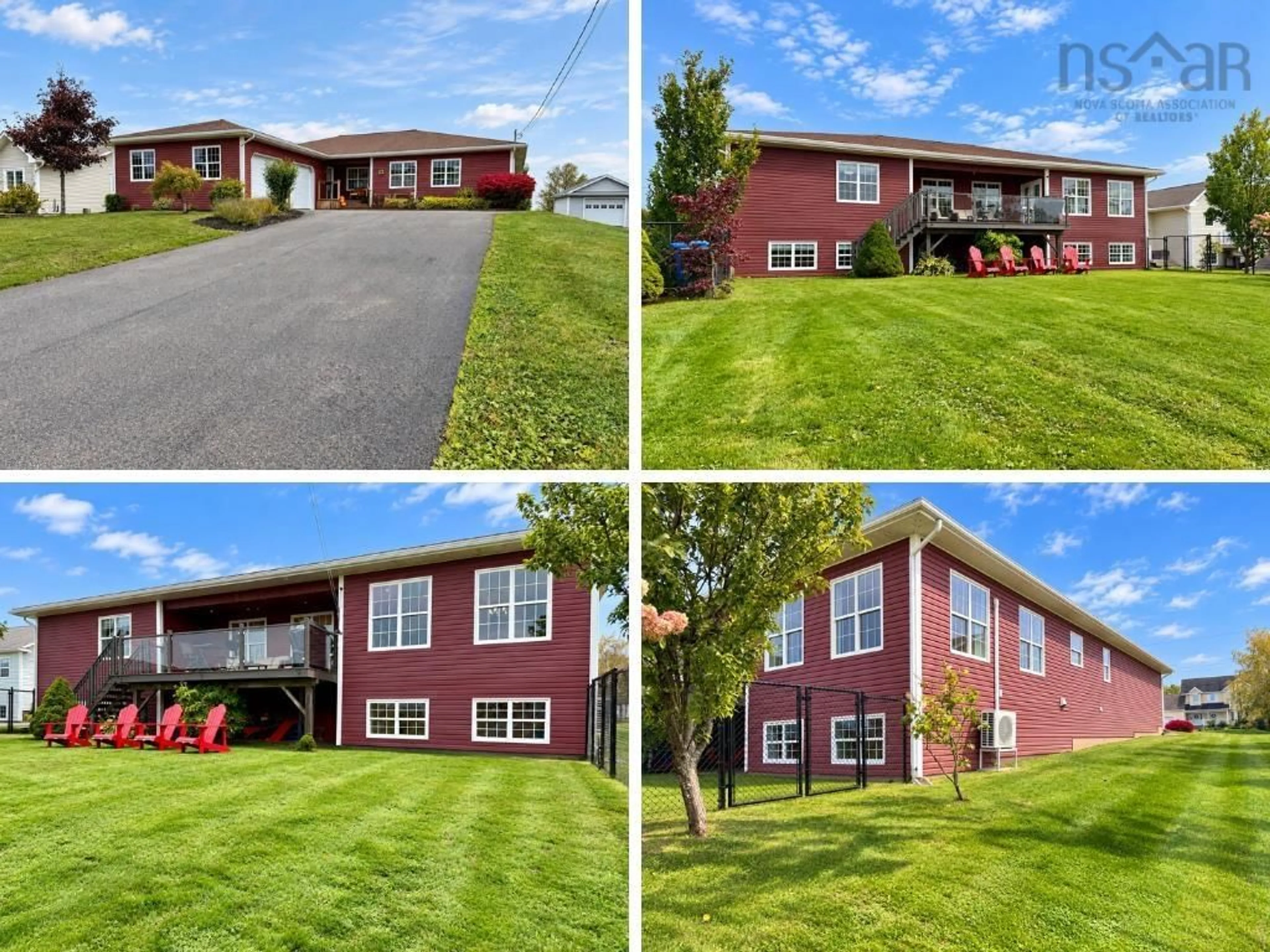A pic from outside/outdoor area/front of a property/back of a property/a pic from drone, water/lake/river/ocean view for 14 Marshview Dr, Amherst Nova Scotia B4H 4C1