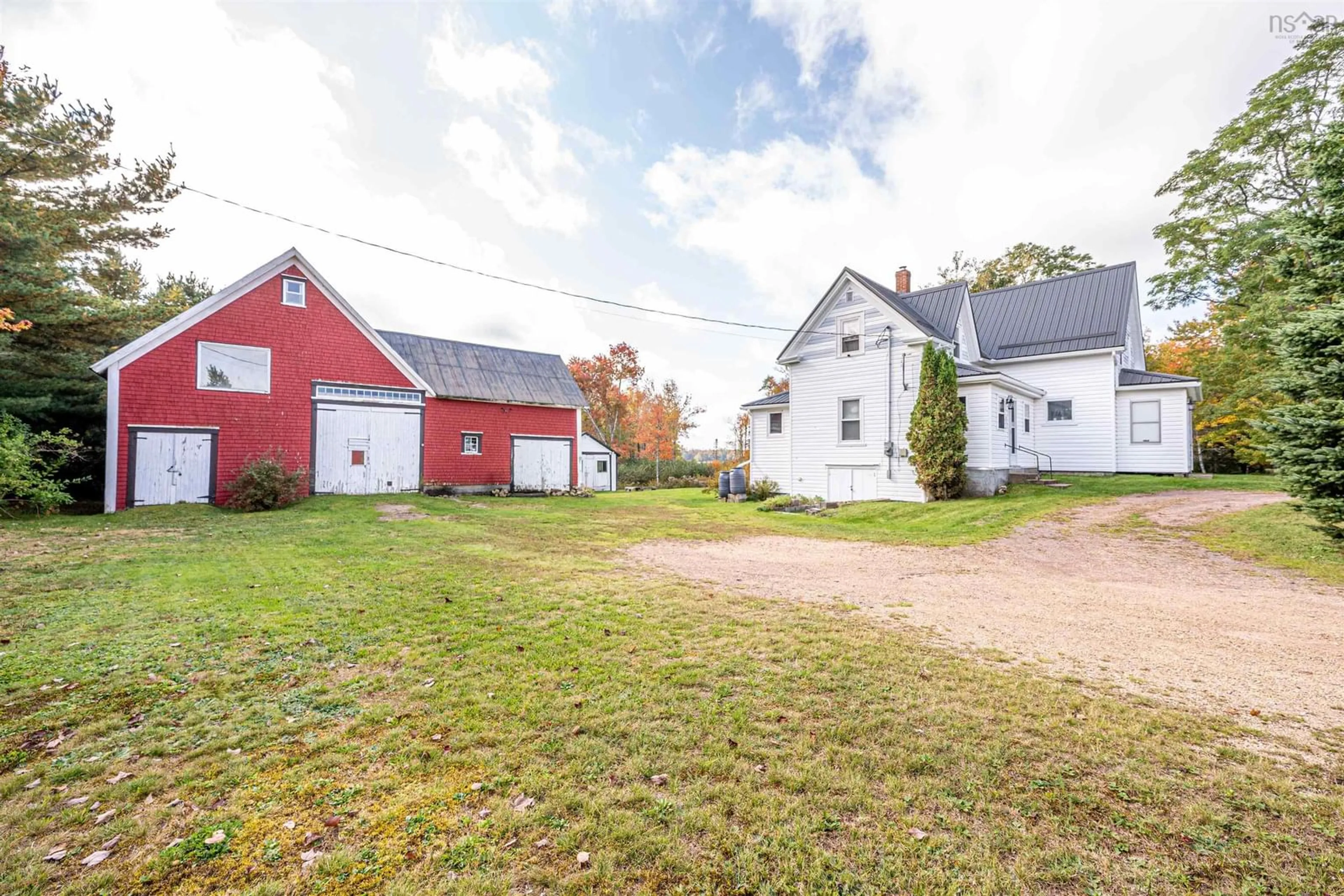 A pic from outside/outdoor area/front of a property/back of a property/a pic from drone, street for 1462 East Dalhousie Rd, East Dalhousie Nova Scotia B0R 1H0