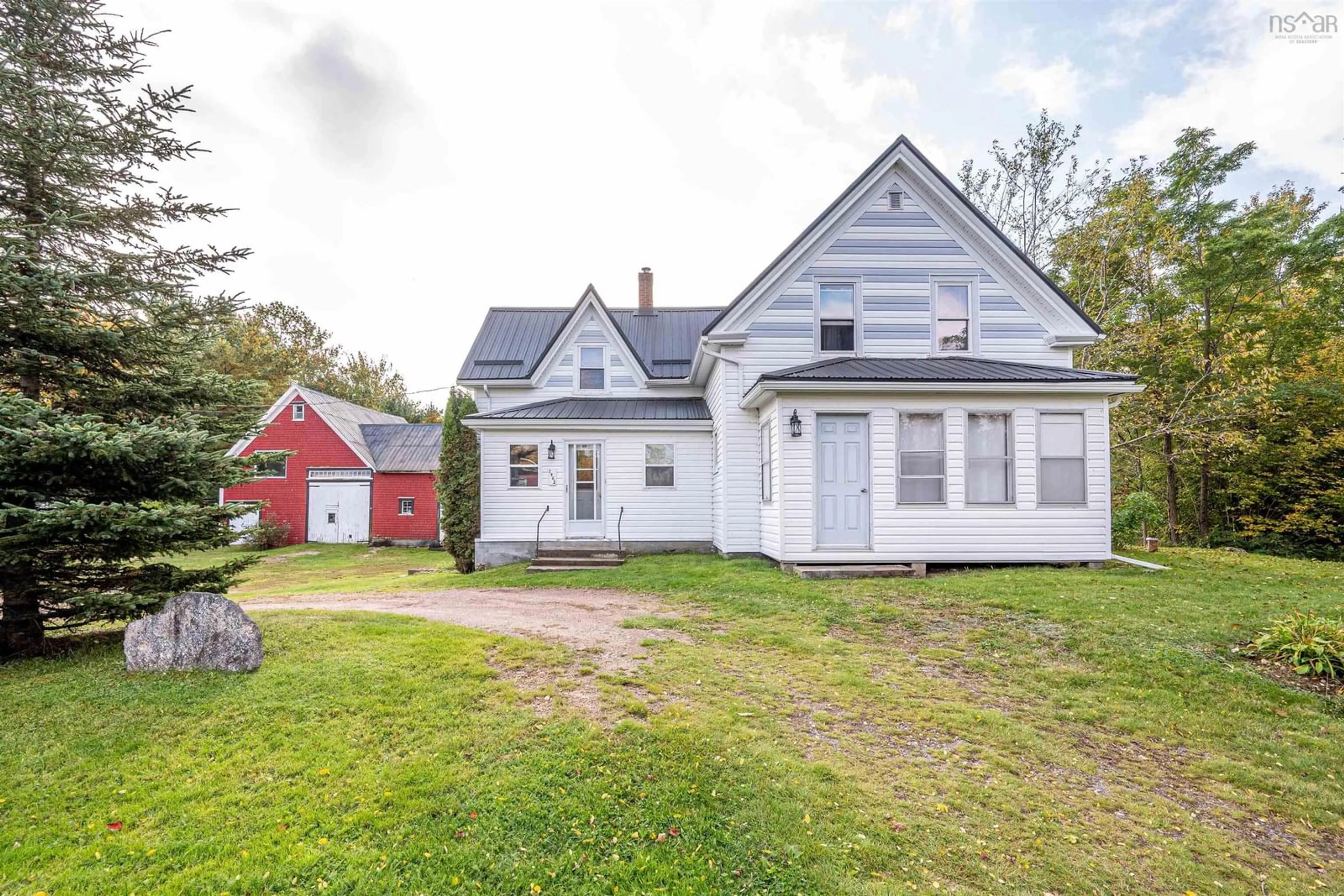 A pic from outside/outdoor area/front of a property/back of a property/a pic from drone, unknown for 1462 East Dalhousie Rd, East Dalhousie Nova Scotia B0R 1H0