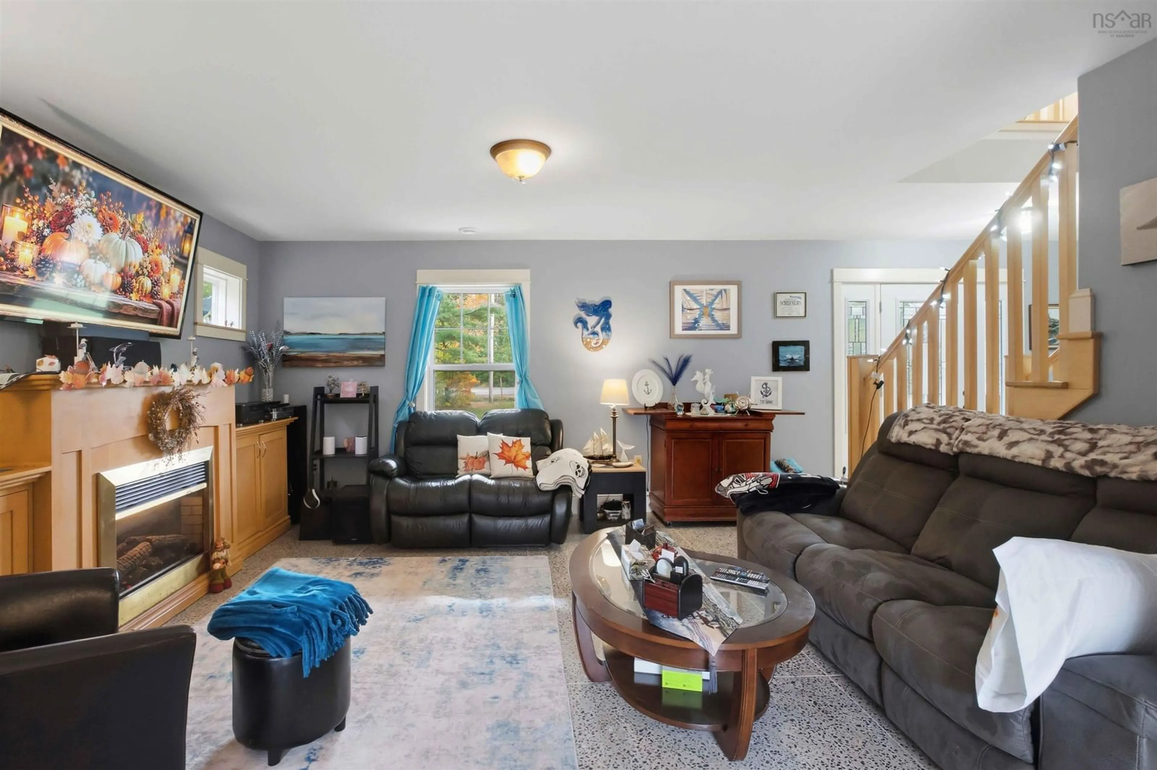 Living room with furniture, unknown for 271 Hall Rd, South Greenwood Nova Scotia B0P 1R0