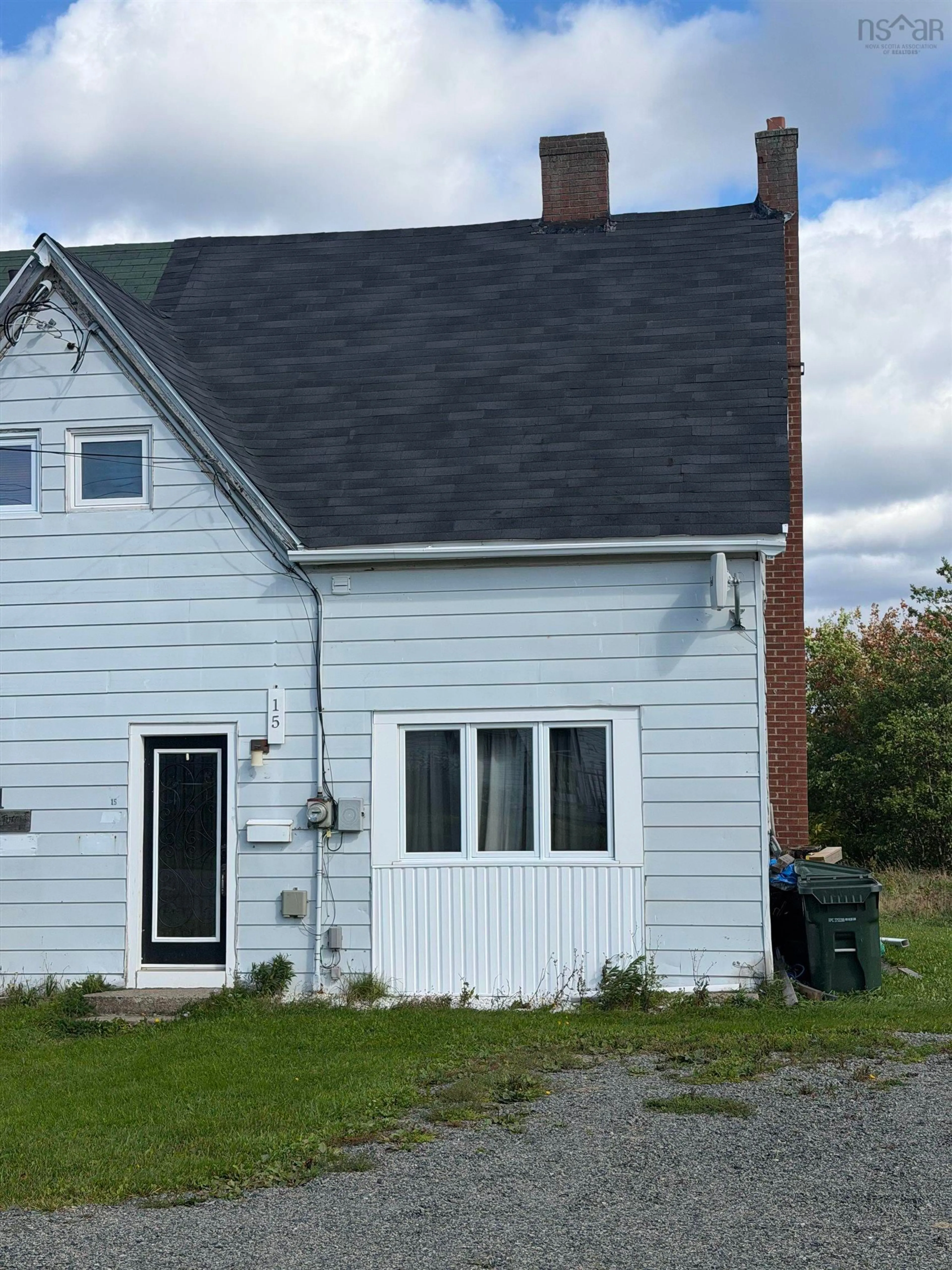 Home with vinyl exterior material, building for 15 Winona St, Glace Bay Nova Scotia B1A 2C3