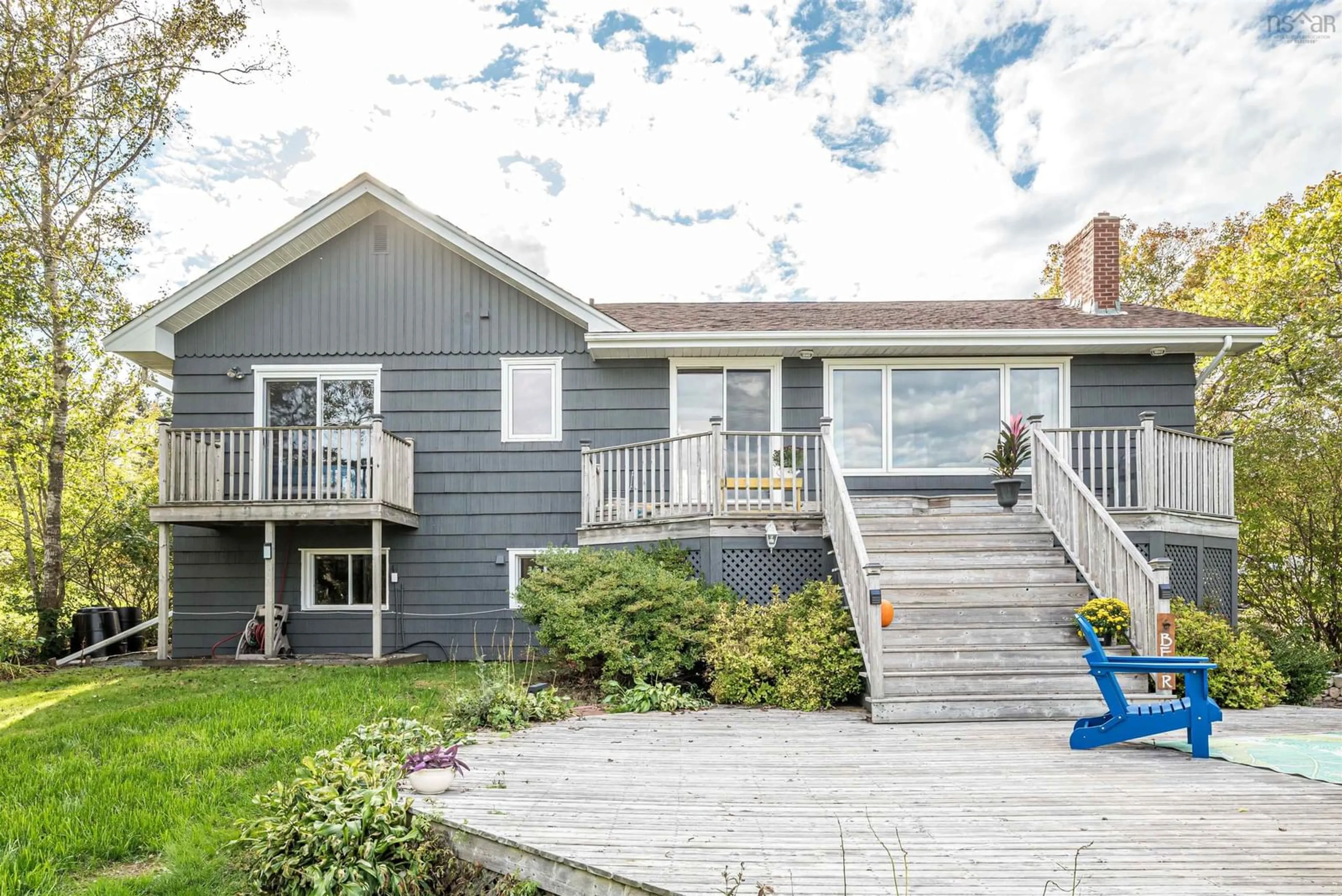 Home with vinyl exterior material, street for 1724 Crowell Rd, East Lawrencetown Nova Scotia B2Z 1N7