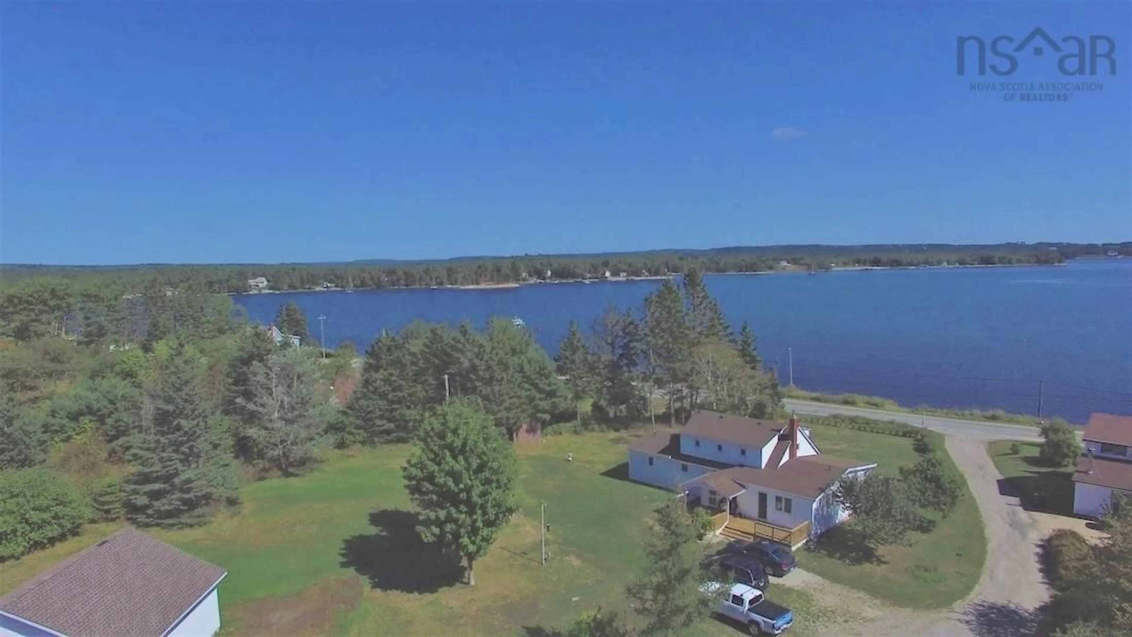 A pic from outside/outdoor area/front of a property/back of a property/a pic from drone, water/lake/river/ocean view for 8 Delbert Rd, Gold River Nova Scotia B0J 1K0