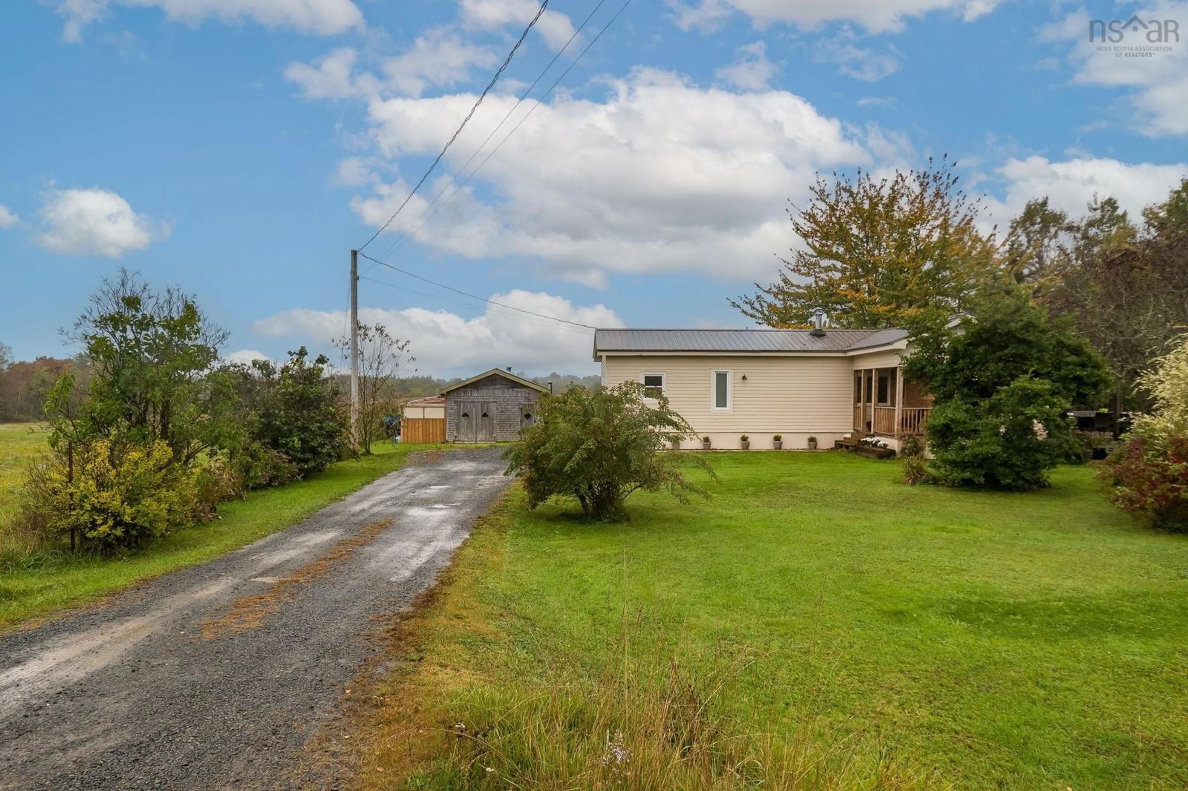 A pic from outside/outdoor area/front of a property/back of a property/a pic from drone, unknown for 150 Martin Rd, Lockhartville Nova Scotia B0P 1P0