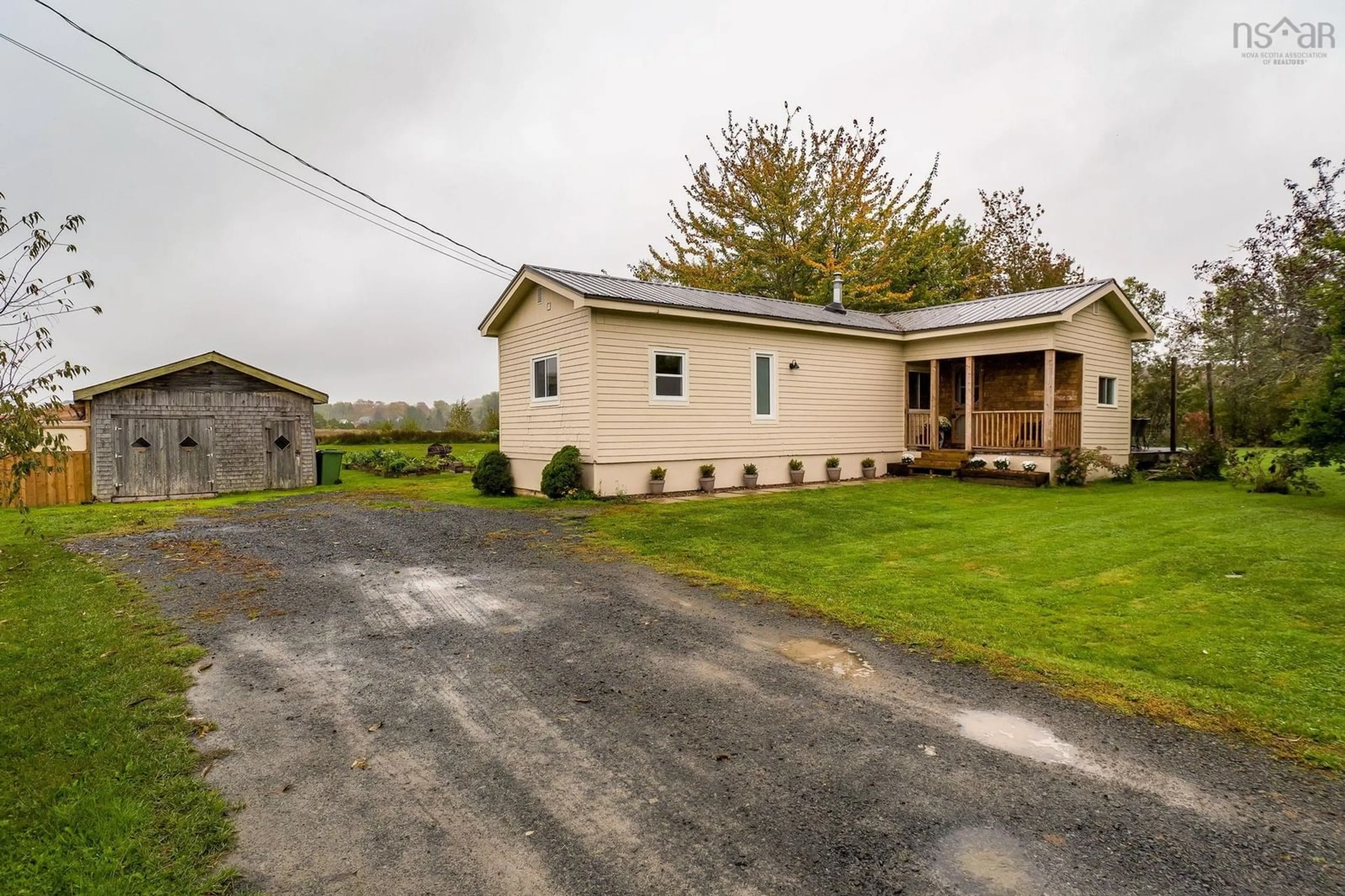 A pic from outside/outdoor area/front of a property/back of a property/a pic from drone, street for 150 Martin Rd, Lockhartville Nova Scotia B0P 1P0