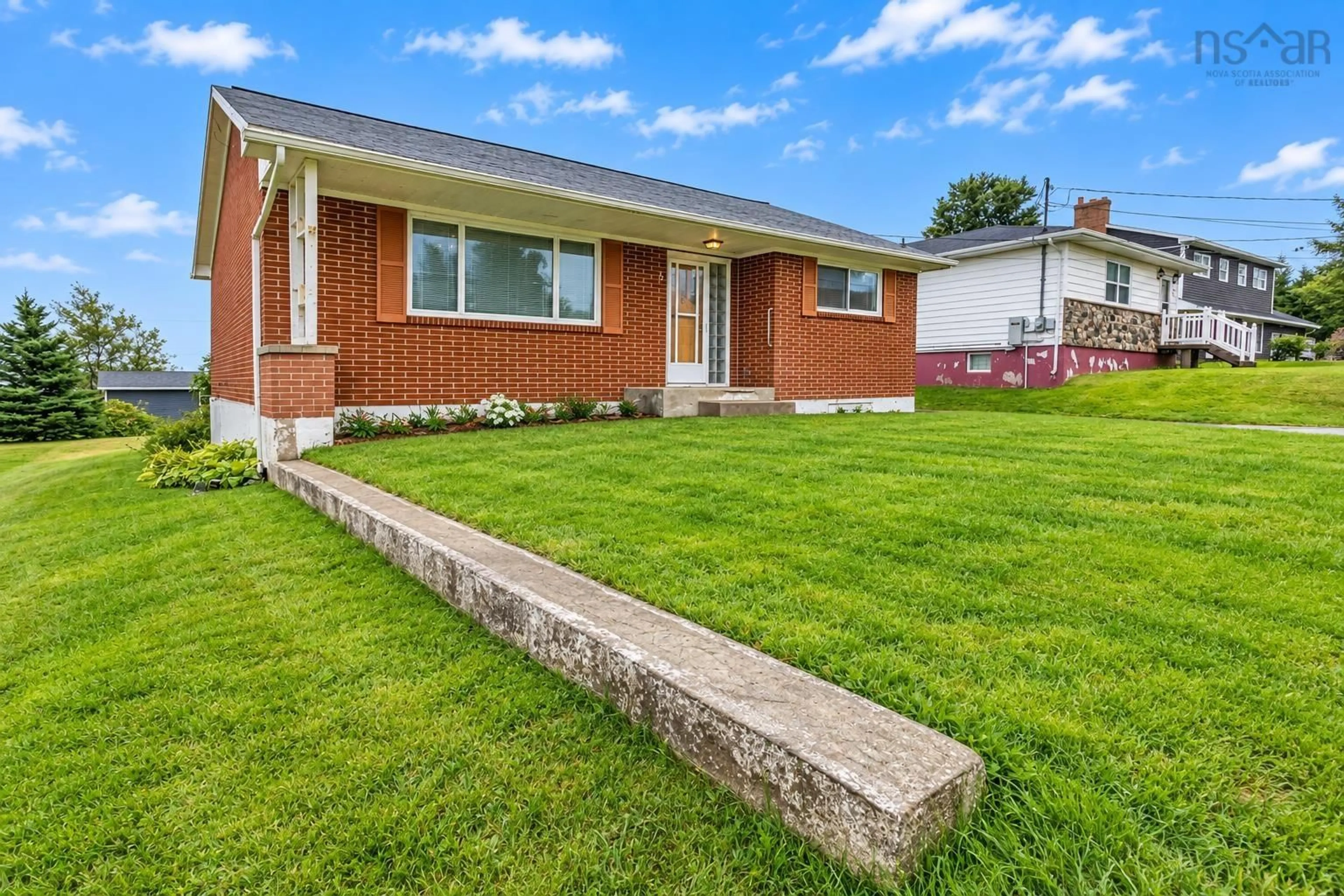 Home with brick exterior material, street for 6 Hillier St, Glace Bay Nova Scotia B1A 1C1