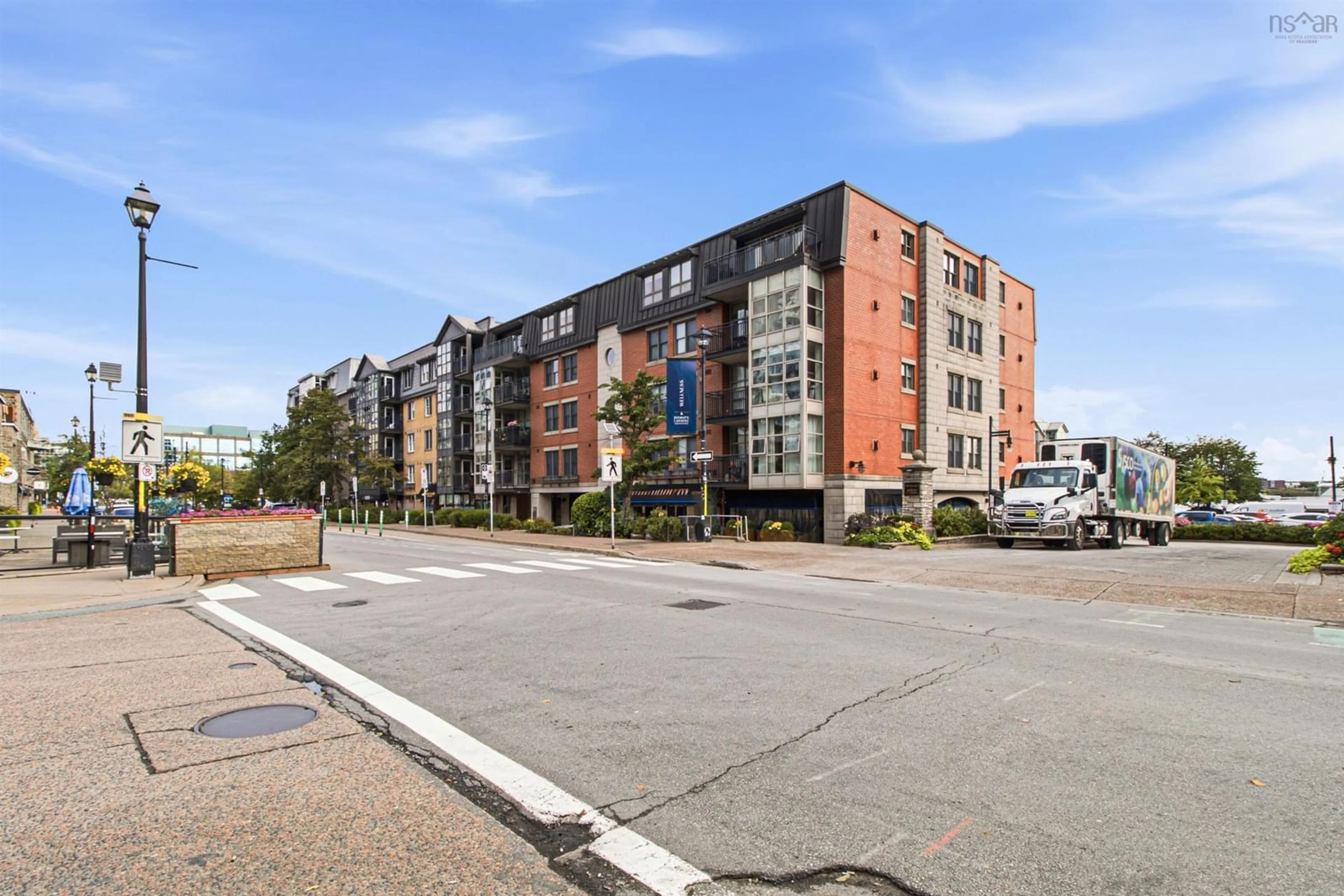 A pic from outside/outdoor area/front of a property/back of a property/a pic from drone, street for 1477 Lower Water St #526, Halifax Nova Scotia B3J 3Z2