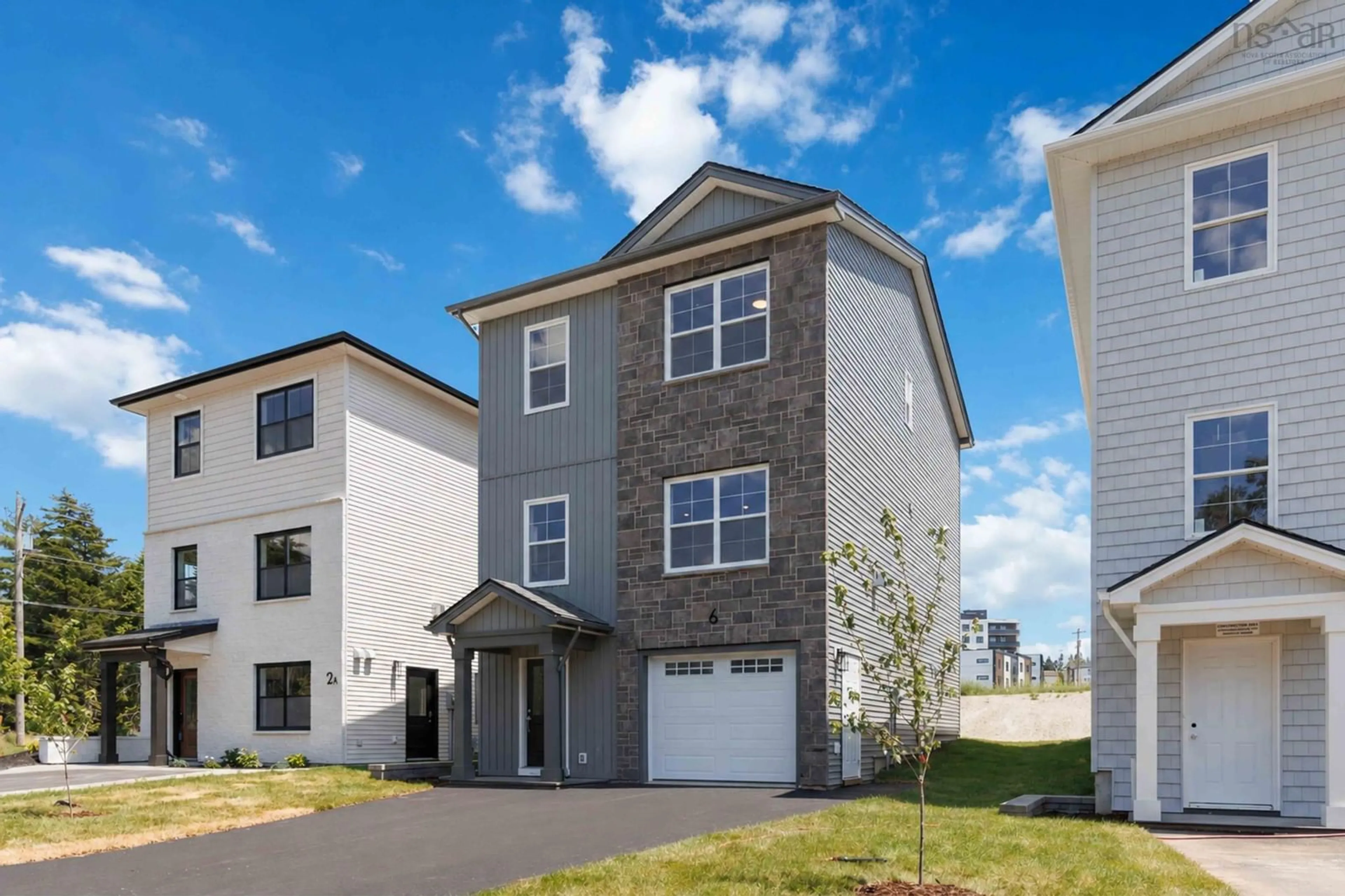 Home with vinyl exterior material, street for 6 Pearlgarden Close #PC-2, Dartmouth Nova Scotia B2X 0C2