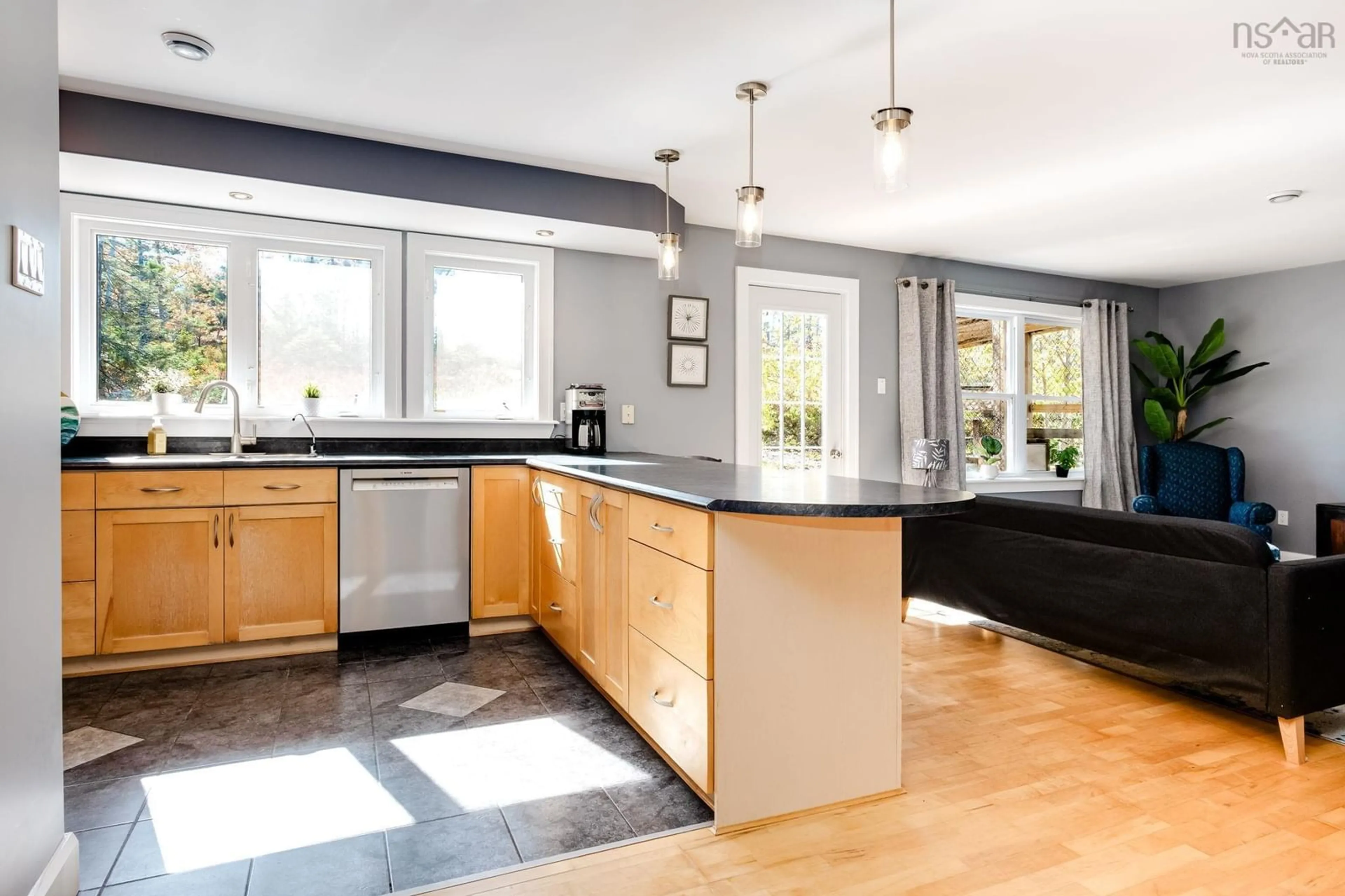 Open concept kitchen, unknown for 50 Limestone Ave, Fall River Nova Scotia B2T 1N7